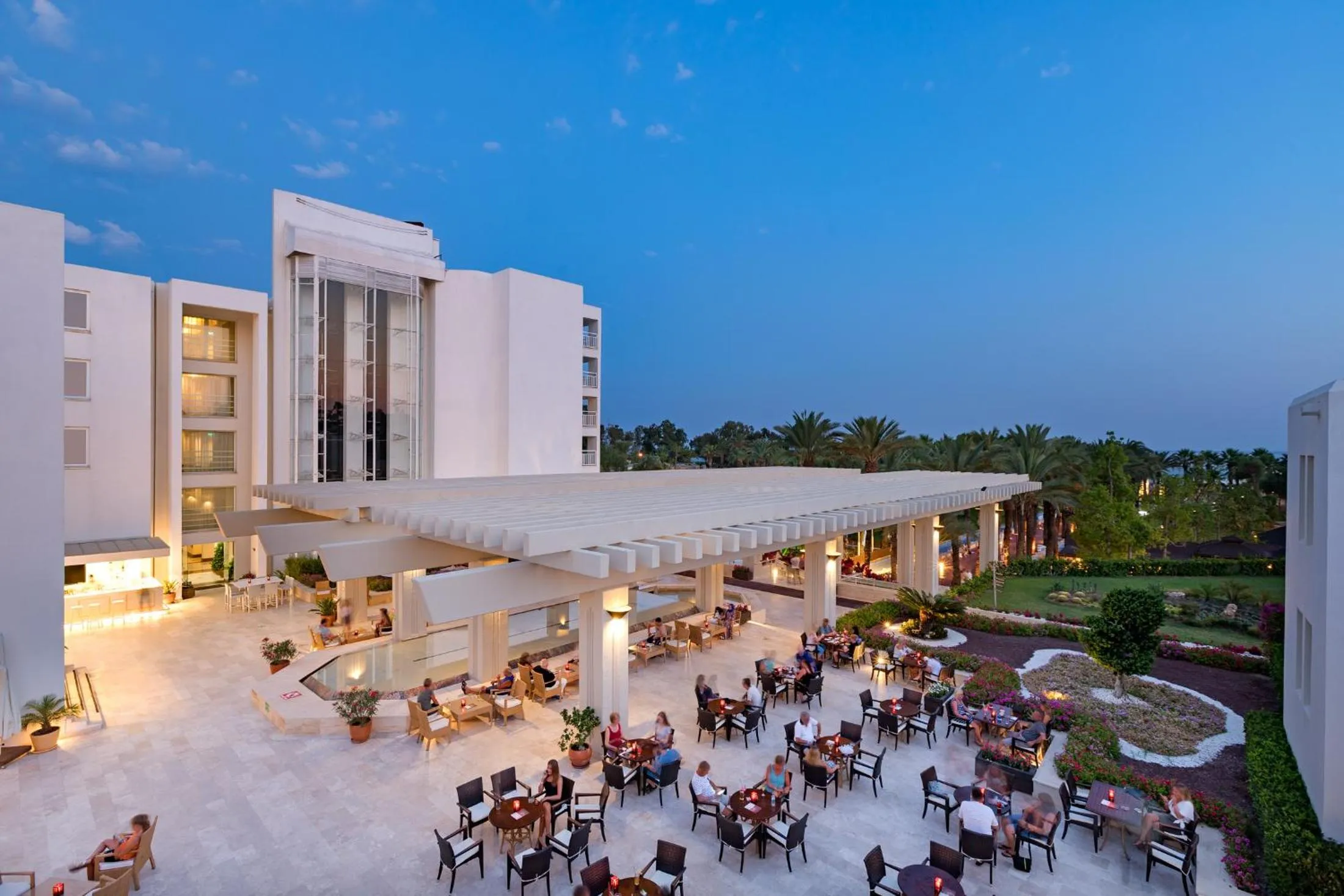 Patio in Seven Seas Hotel Blue - Ultra All Inclusive & Kids Concept