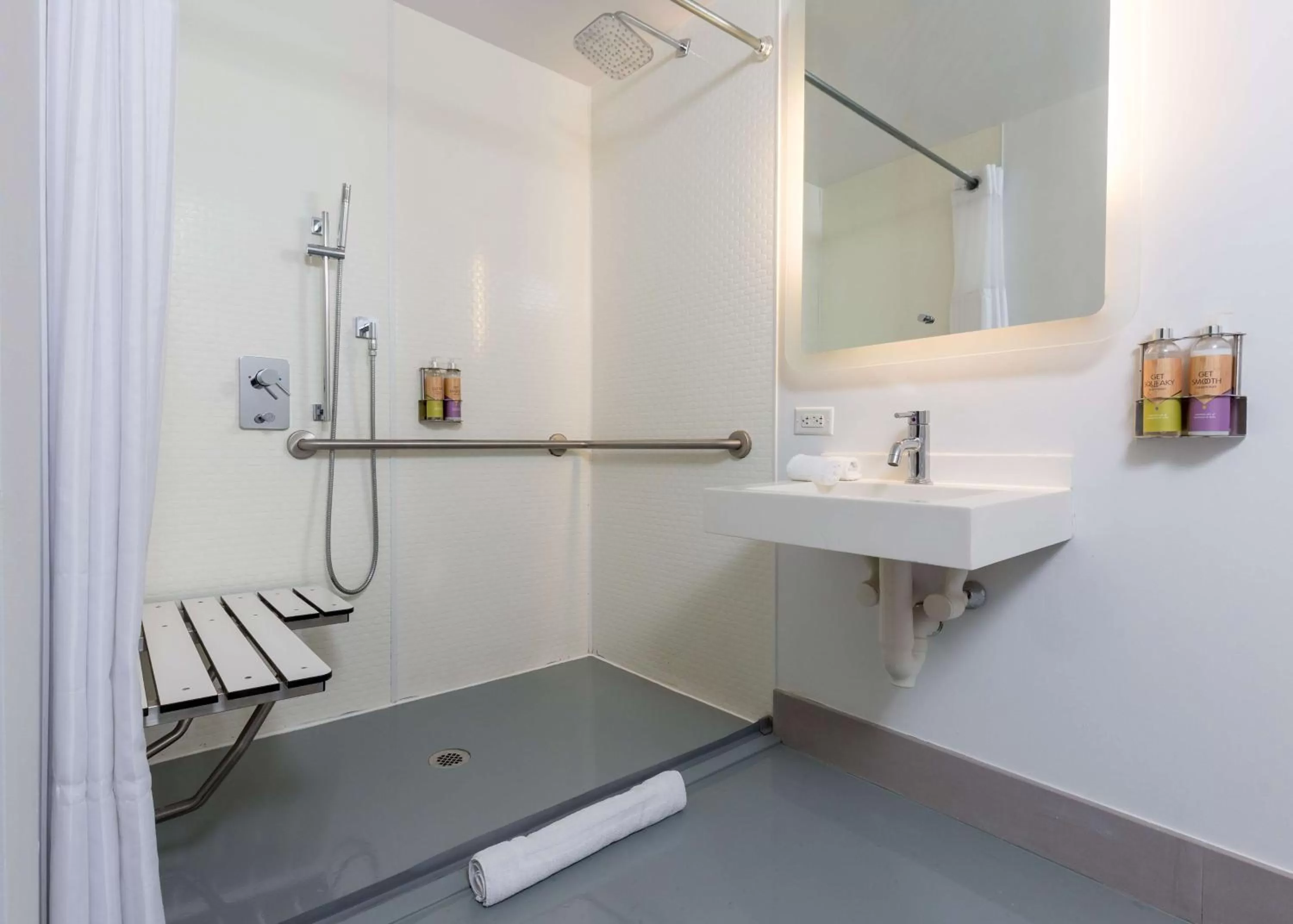 Bathroom in YOTEL New York Times Square