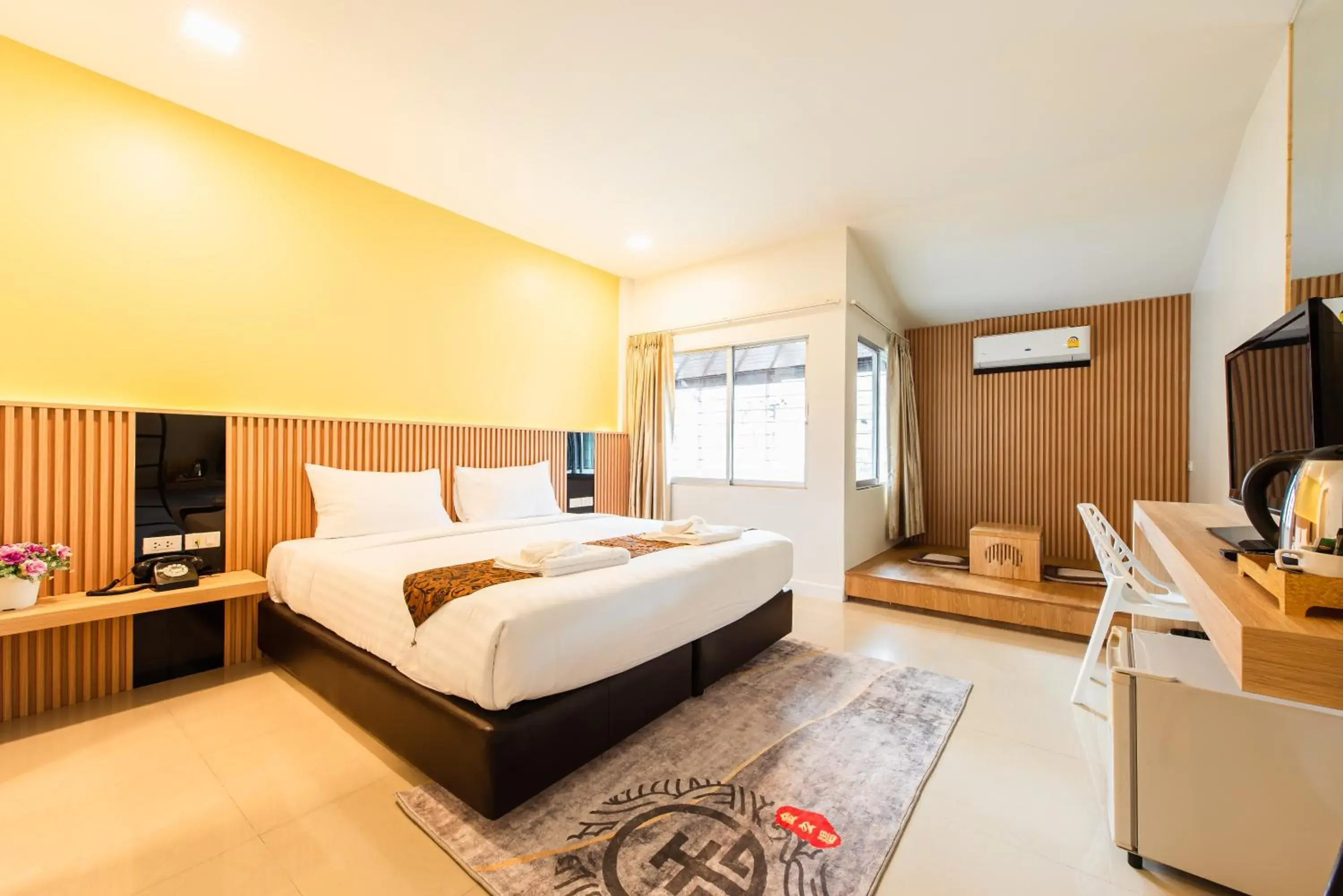 Bedroom, Bed in The Golden Ville Boutique Hotel & Spa
