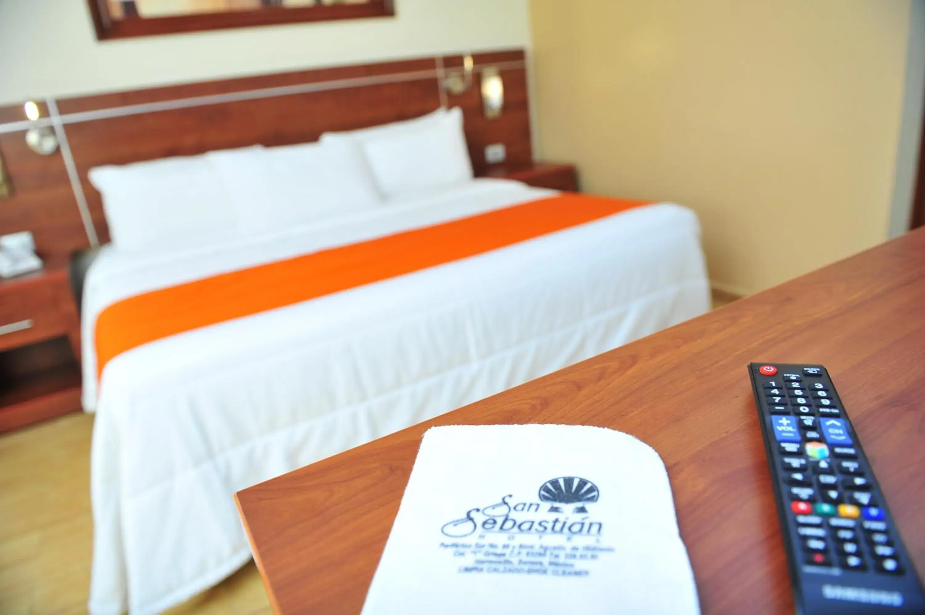Bed in Hotel San Sebastian