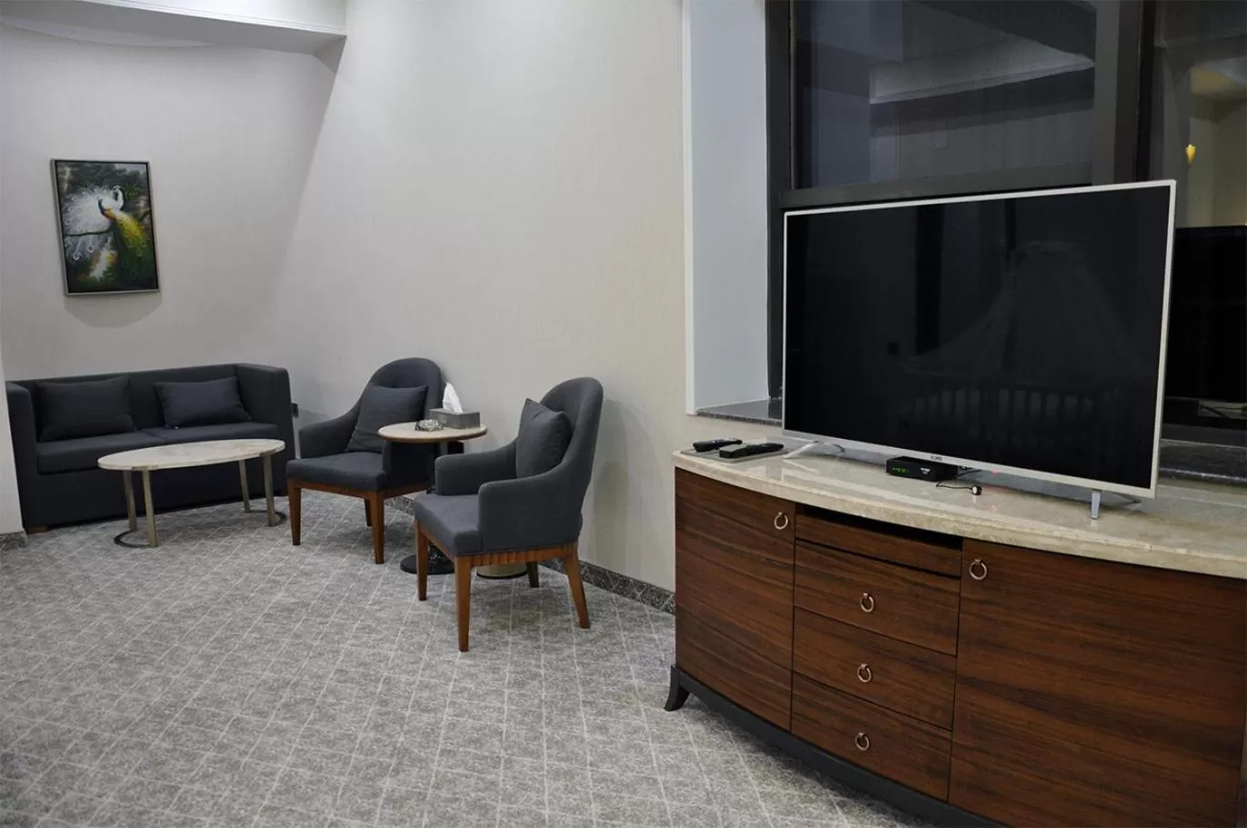 Living room in Parliament Palace Hotel