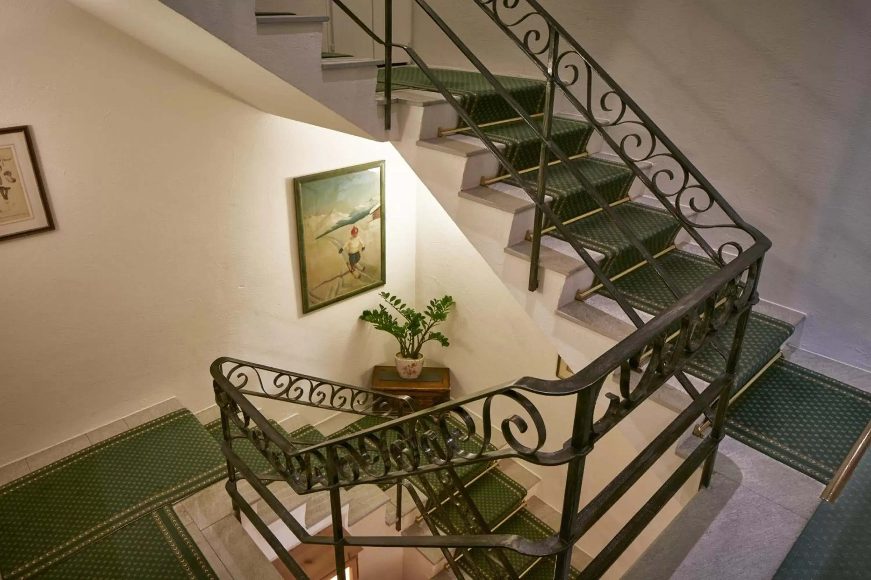 Decorative detail in Hotel Steinbock Pontresina