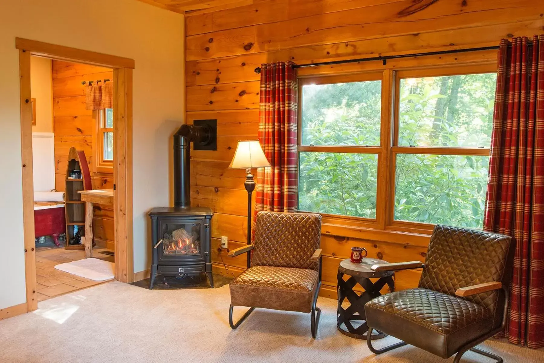 Seating Area in Lazy Bear Lodge