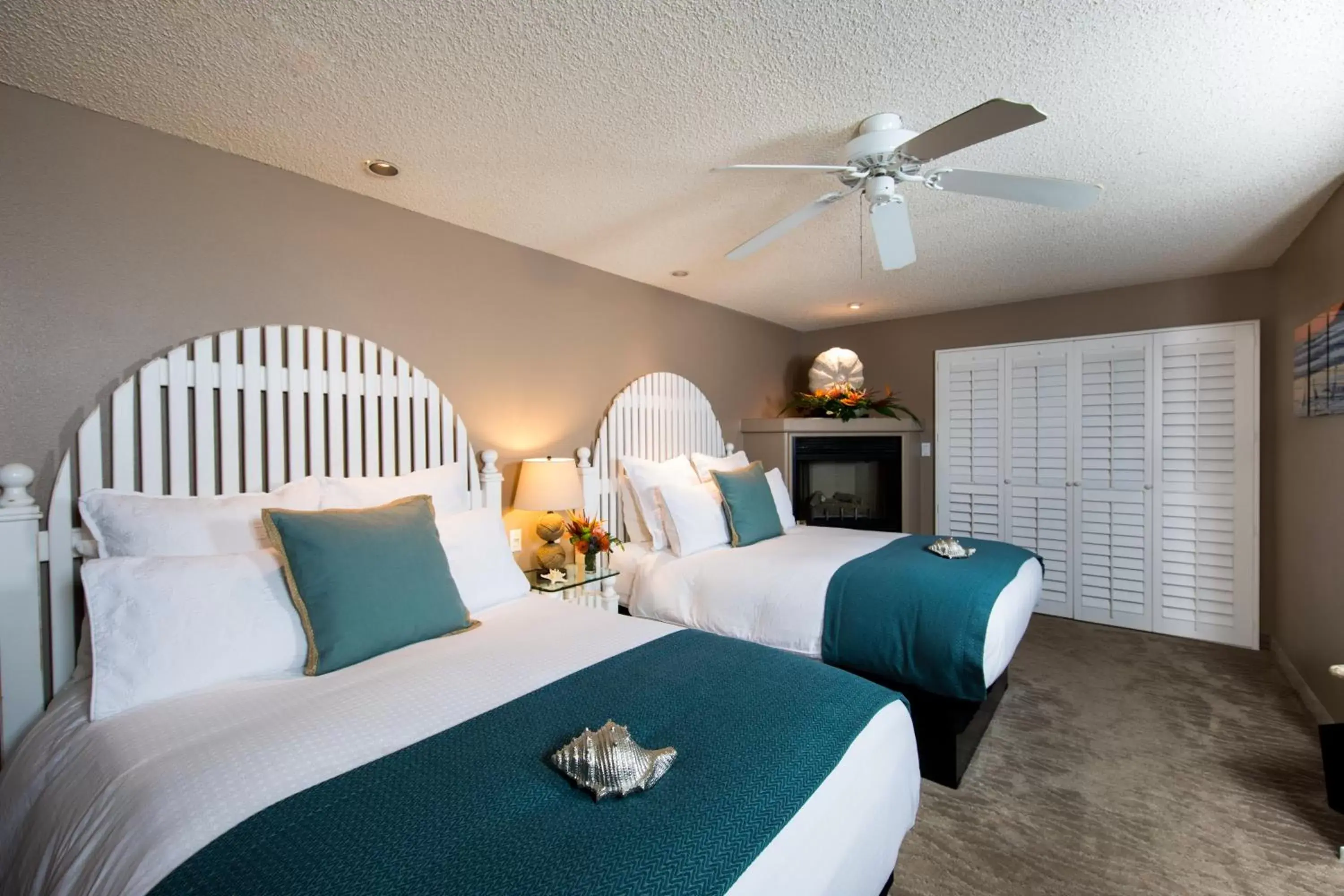 Bed in SeaVenture Beach Hotel