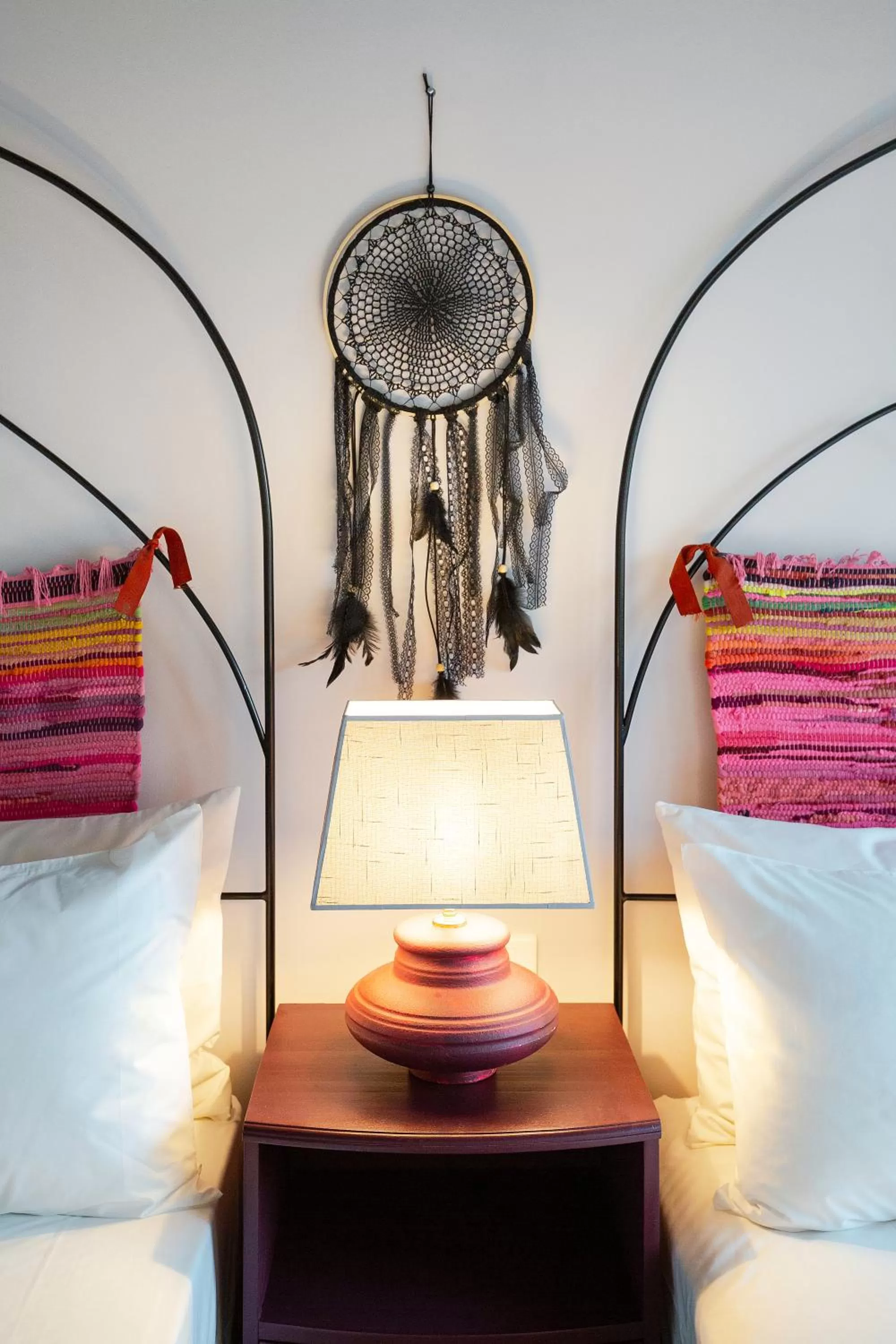 Bedroom, Bed in Downtown Athens Lofts - The Acropolis Observatory