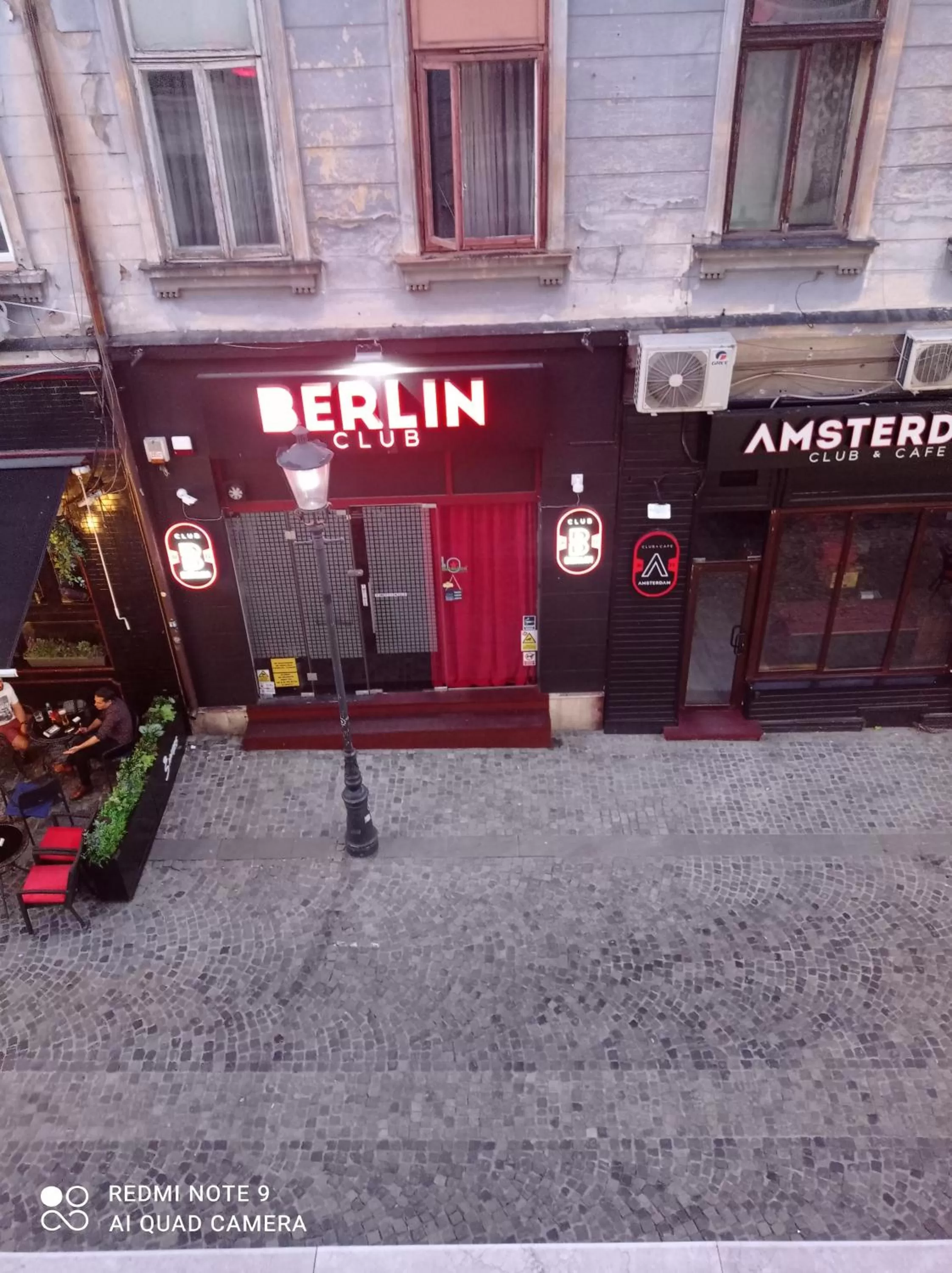 City view in New Era Hotel Old Town Party Zone Bucharest- parking with fee nearby - NOT at the hotel !