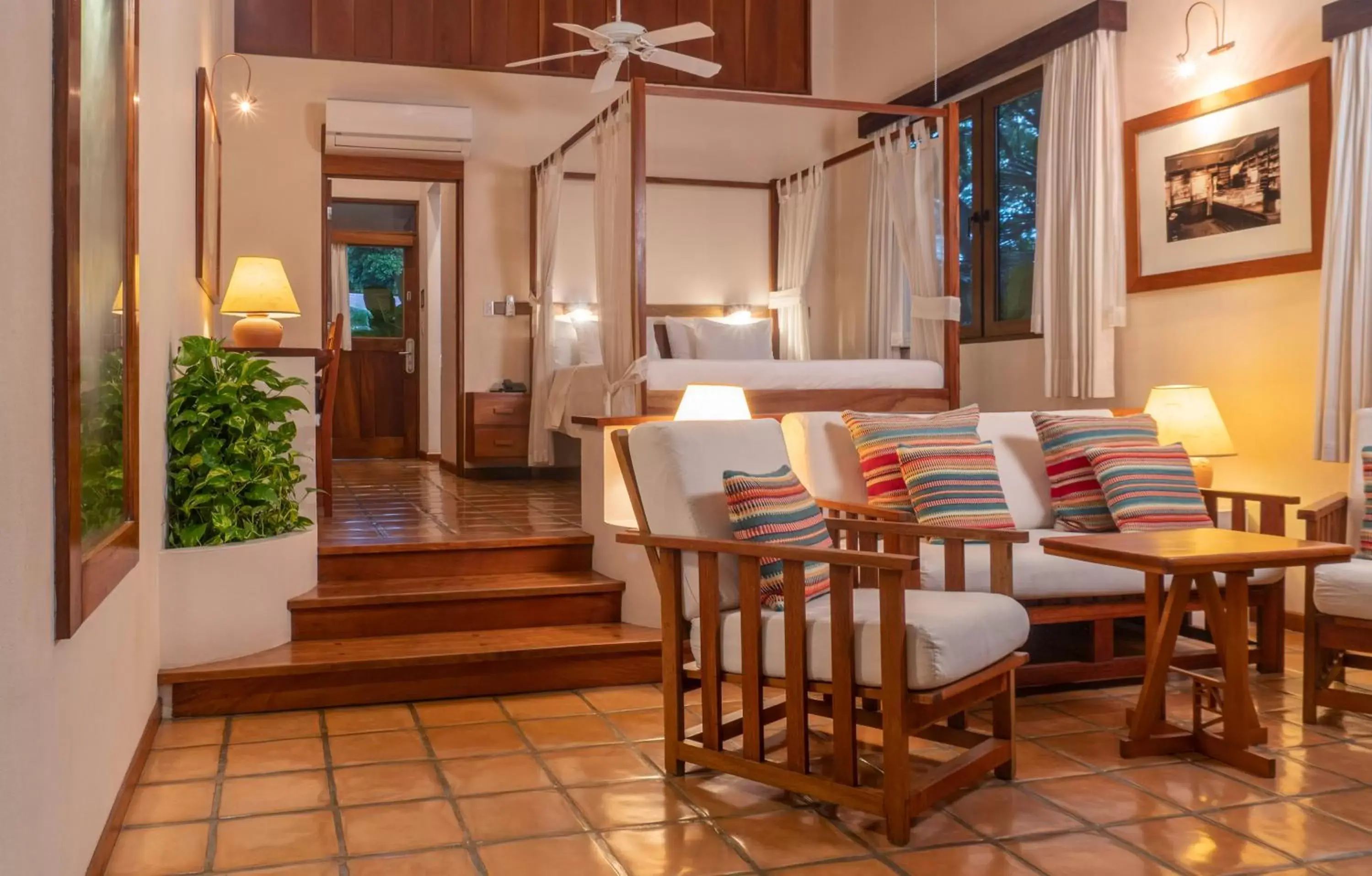 Living room in Capitán Suizo Beachfront Boutique Hotel