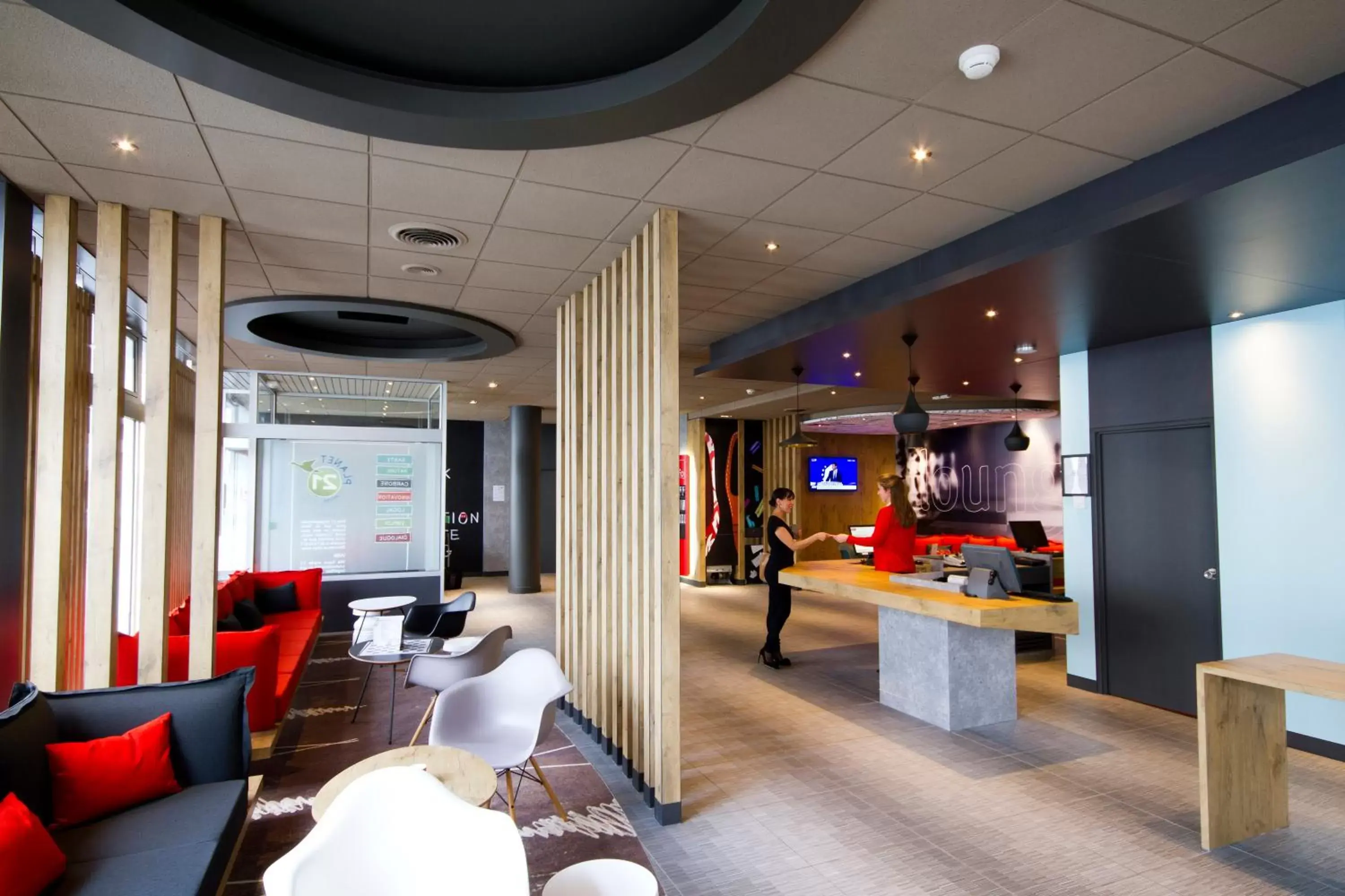 Lobby or reception in ibis Bayonne Centre Lobby or reception in ibis Bayonne Centre