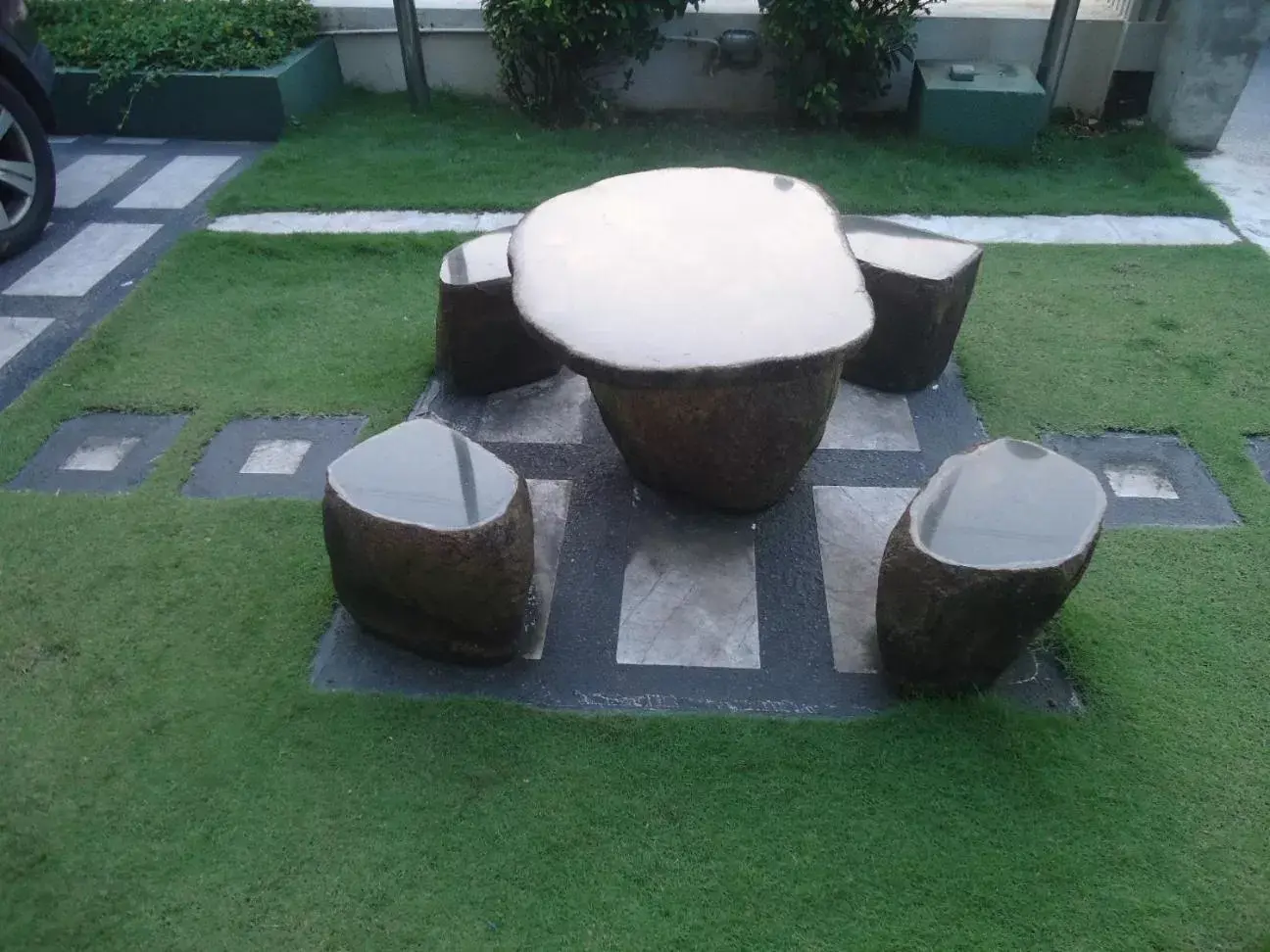 Garden in Global Towers Hotel & Apartments