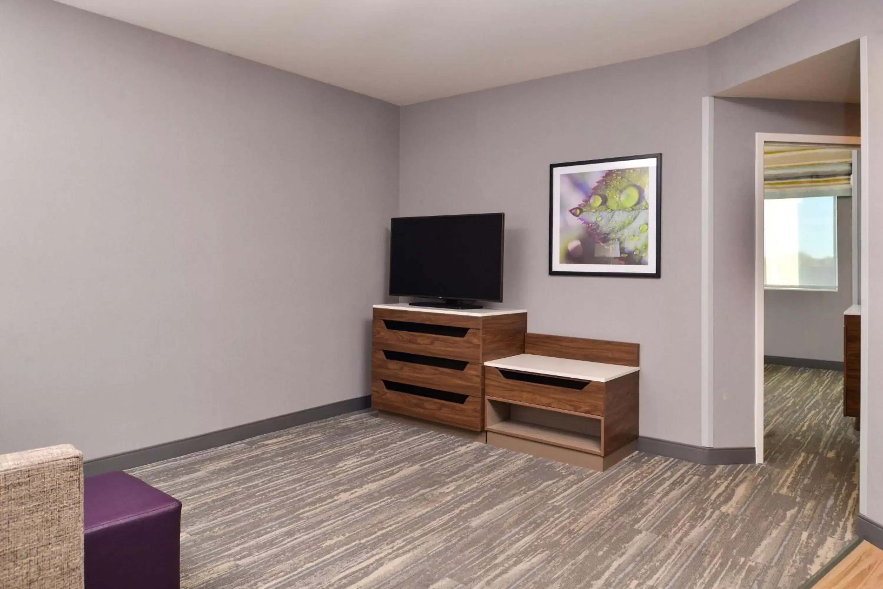Bedroom, TV/Entertainment Center in Hampton Inn & Suites Boise/Spectrum