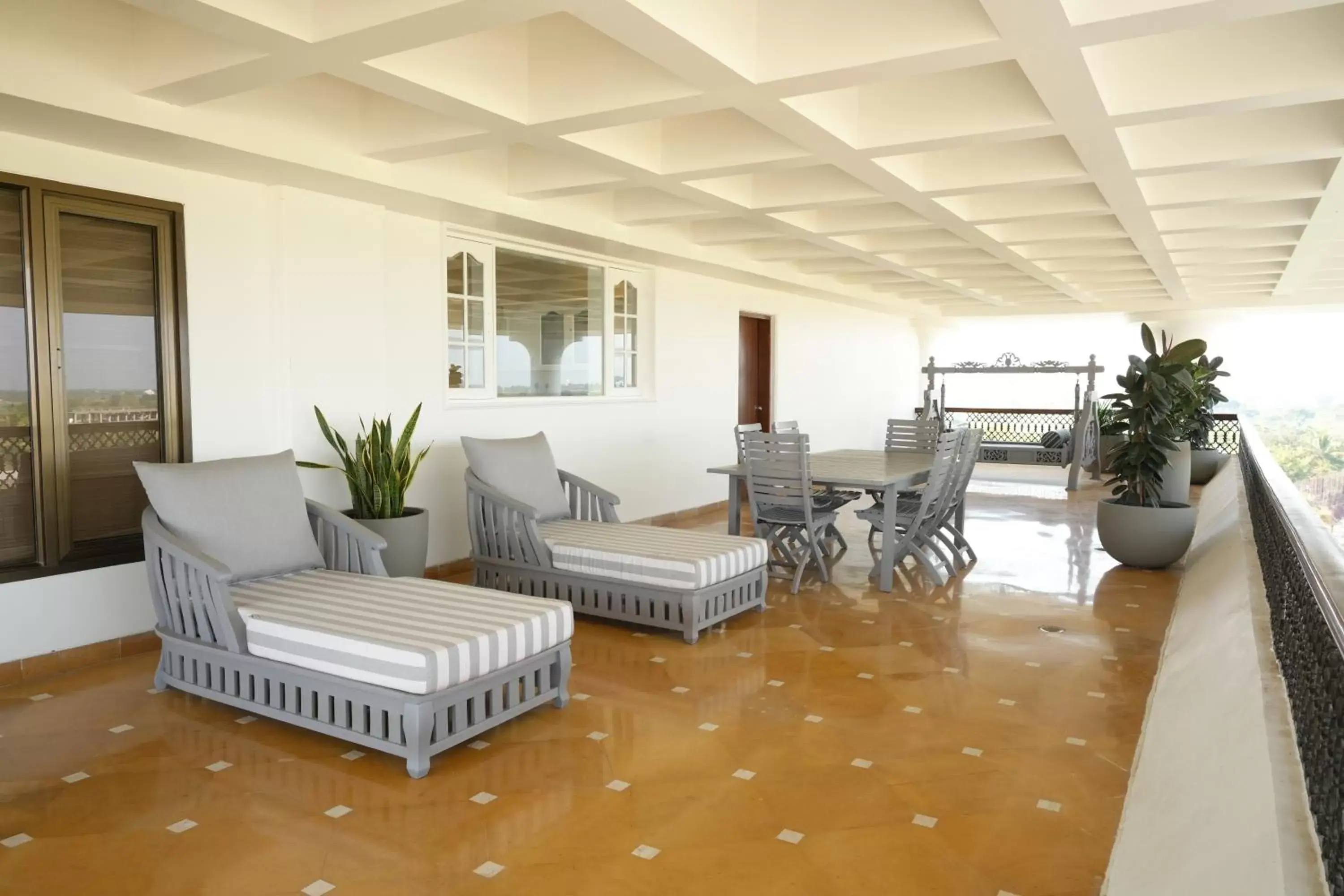 Balcony/Terrace, Seating Area in Sun-n-Sand Shirdi