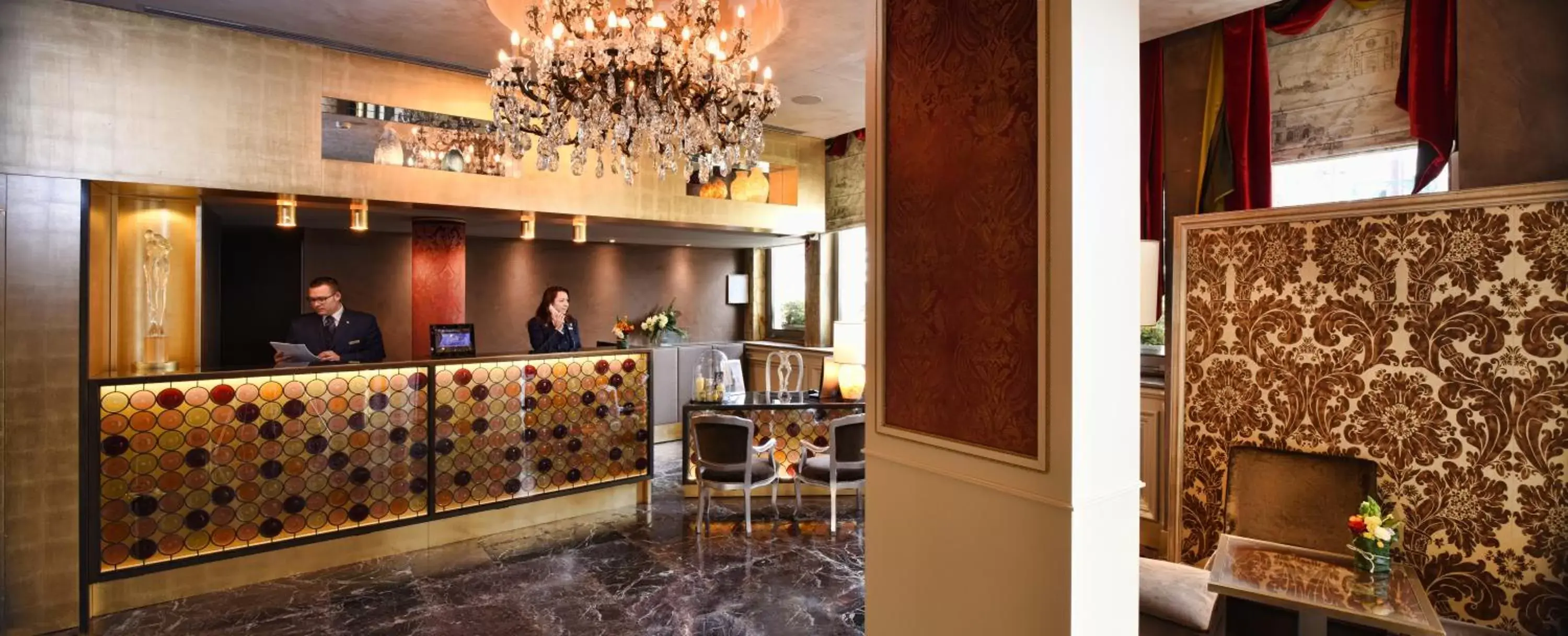 Lobby or reception in Hotel Papadopoli Venezia - MGallery Collection