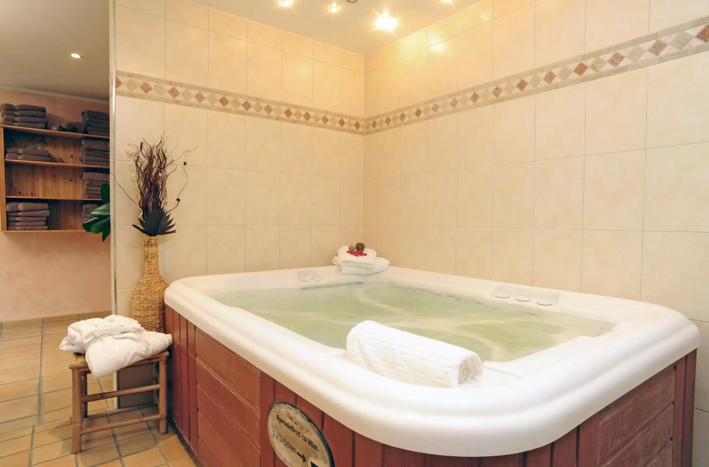 Hot Tub, Bathroom in Hotel Villa Gropius