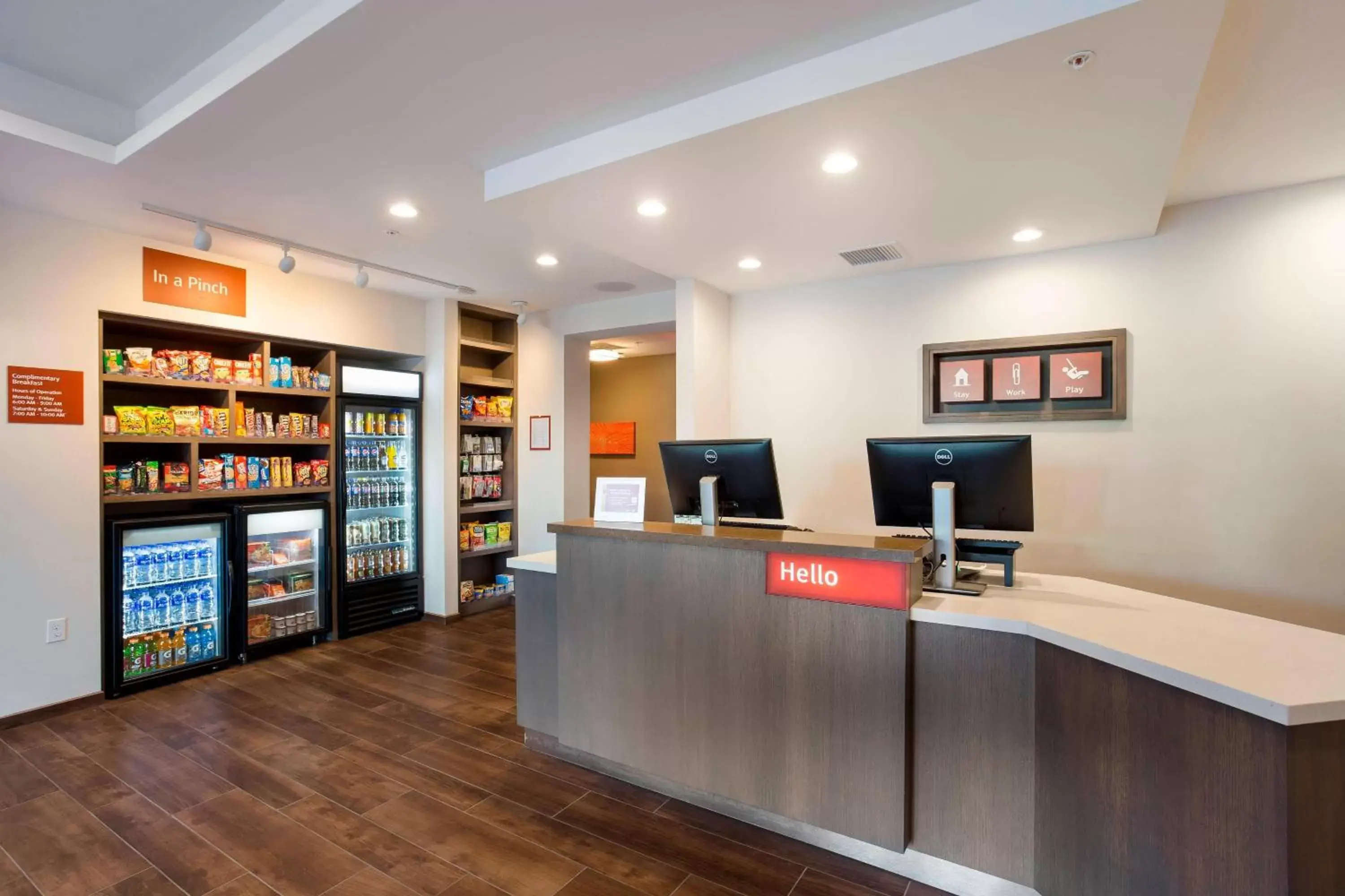 Lobby or reception in TownePlace Suites by Marriott San Mateo Foster City