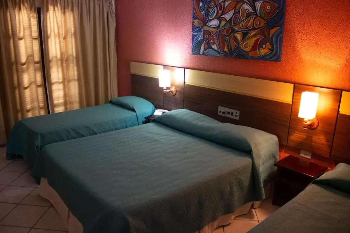 Bed in Hotel Areia Branca