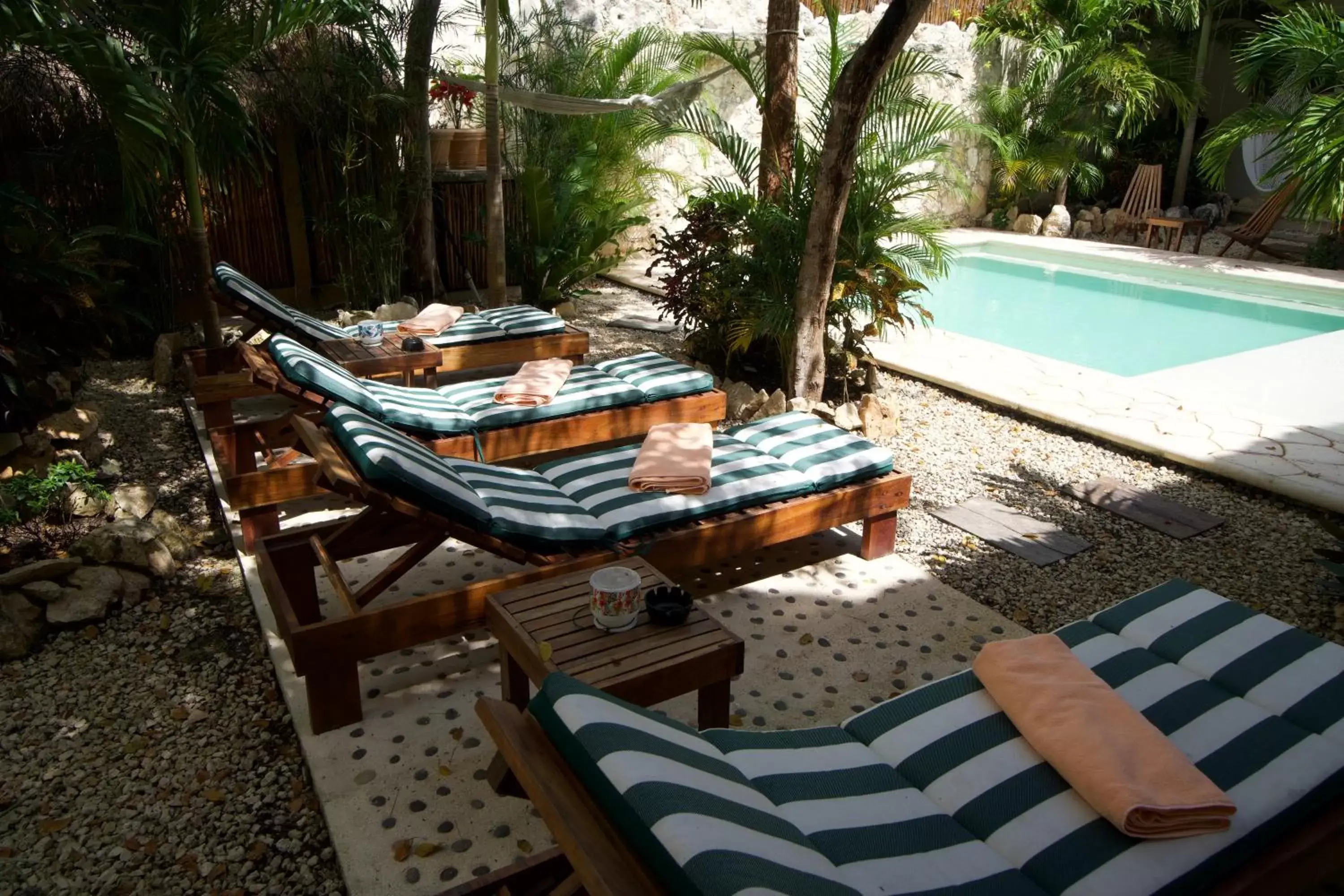 Patio, Swimming Pool in Aldea San Lam - Oasis Of Tulum