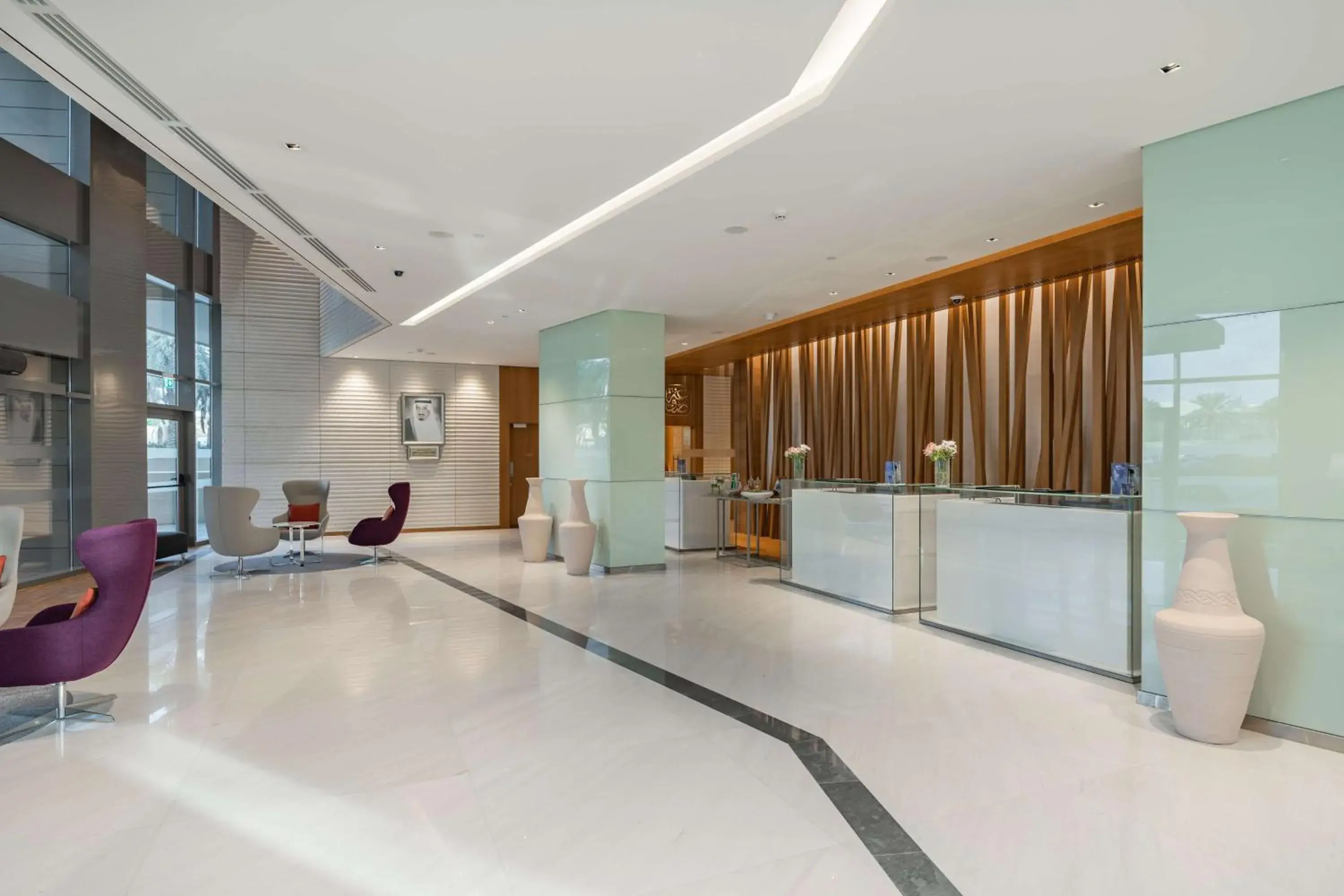 Lobby or reception, Lobby/Reception in Radisson Blu Hotel & Residence, Riyadh Diplomatic Quarter