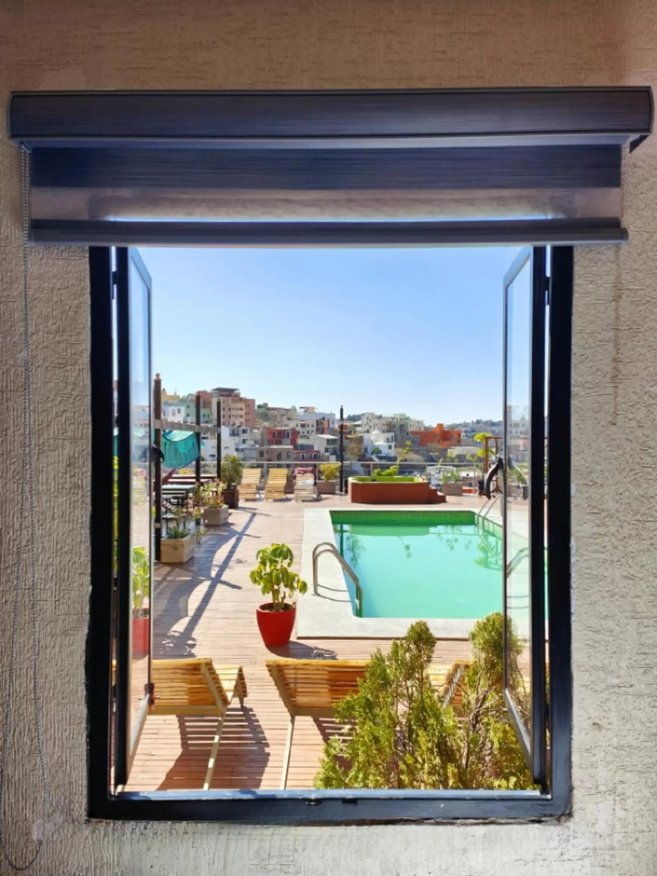 Photo of the whole room, Pool View in Hotel 1988 Guanajuato