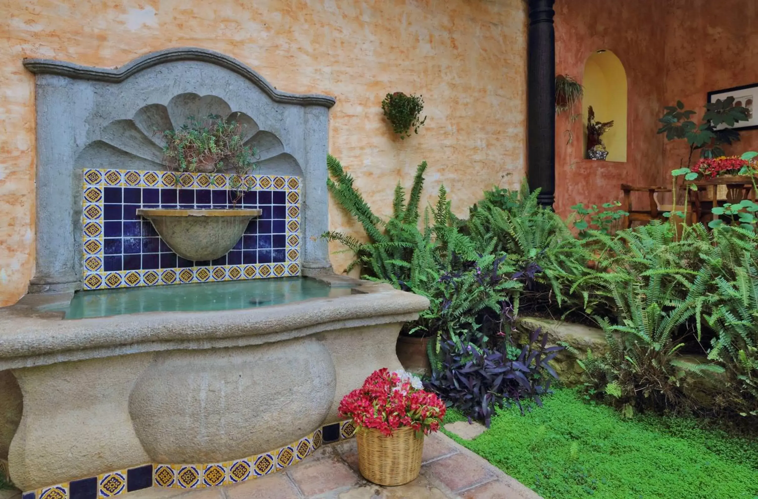 Garden in Hotel Casavieja