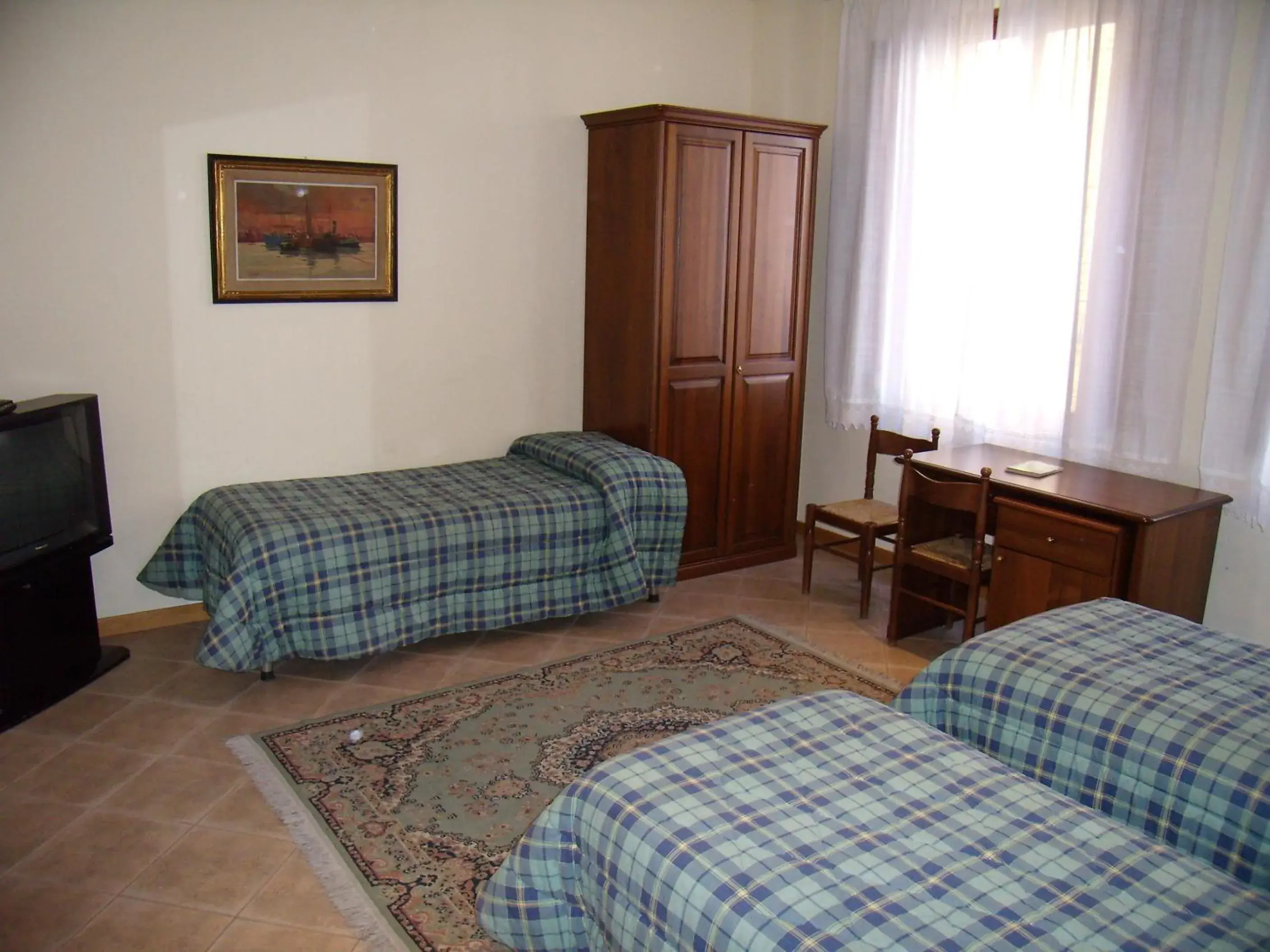 Bedroom, Bed in Hotel Savoia & Campana