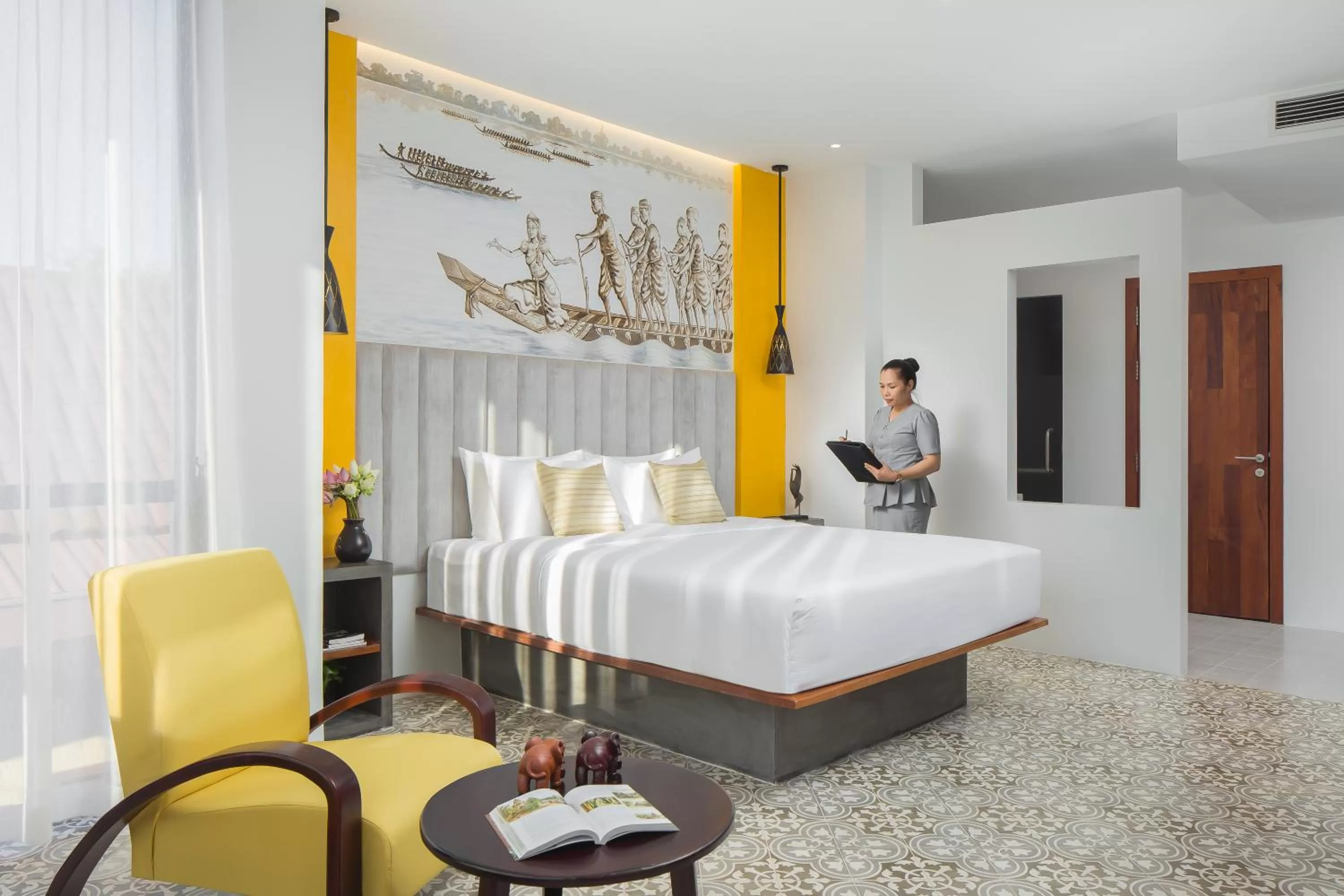 Bedroom, Bed in Siem Reap Palace Hotel & Spa