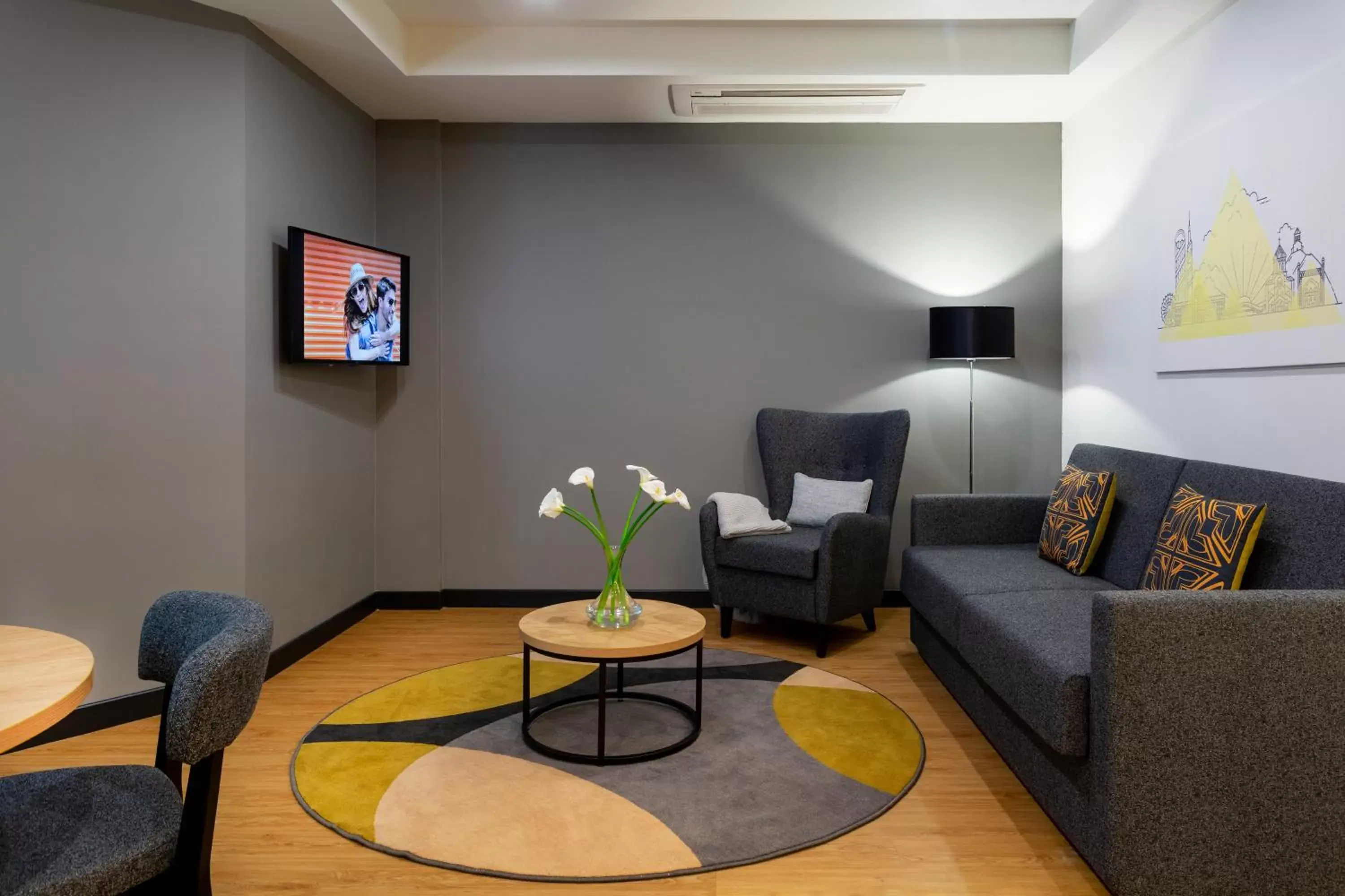 Living room, Seating Area in Citadines City Centre Tbilisi Apart`hotel