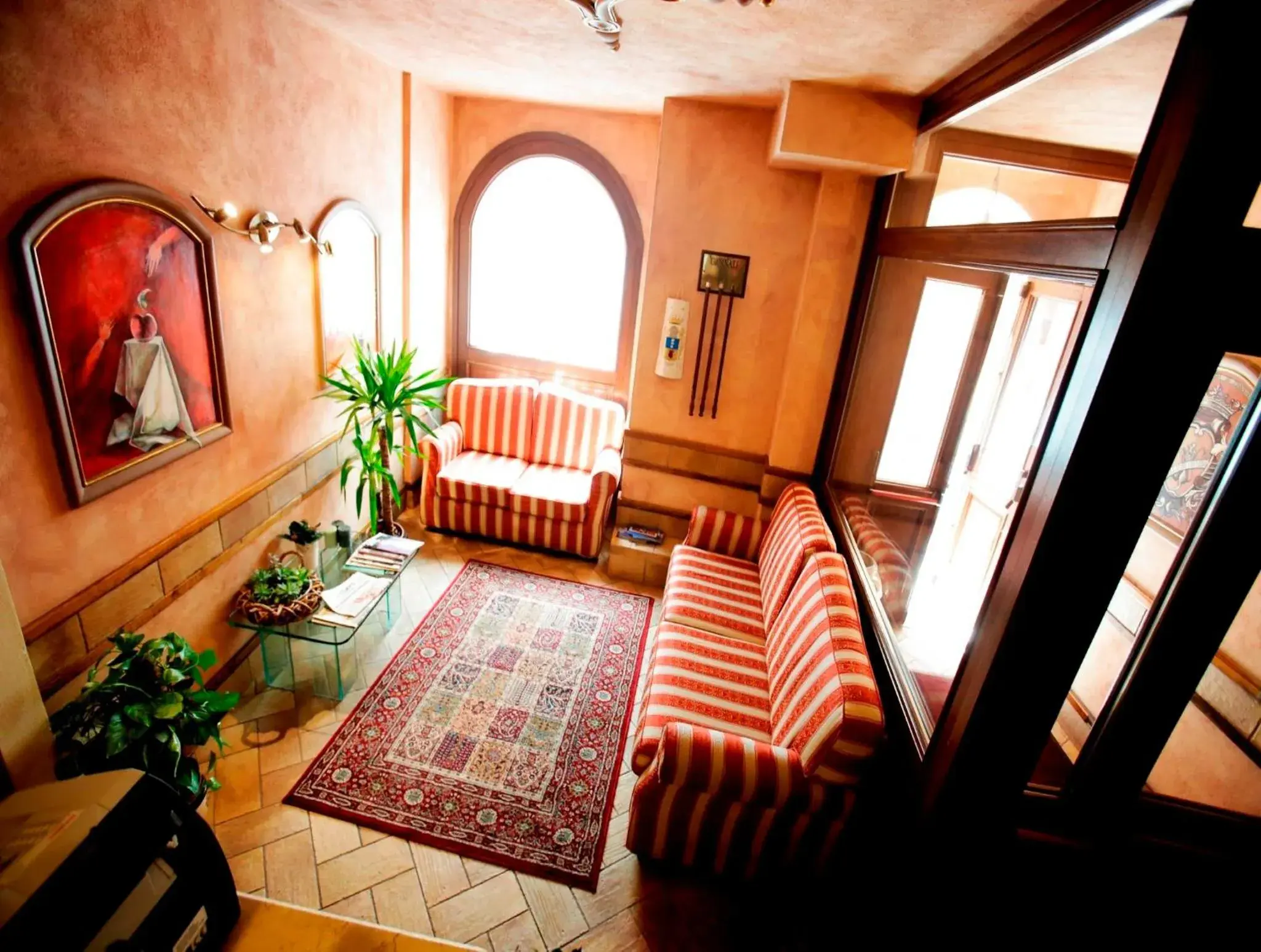 Living room, Seating Area in Hotel Ristorante Garibaldi