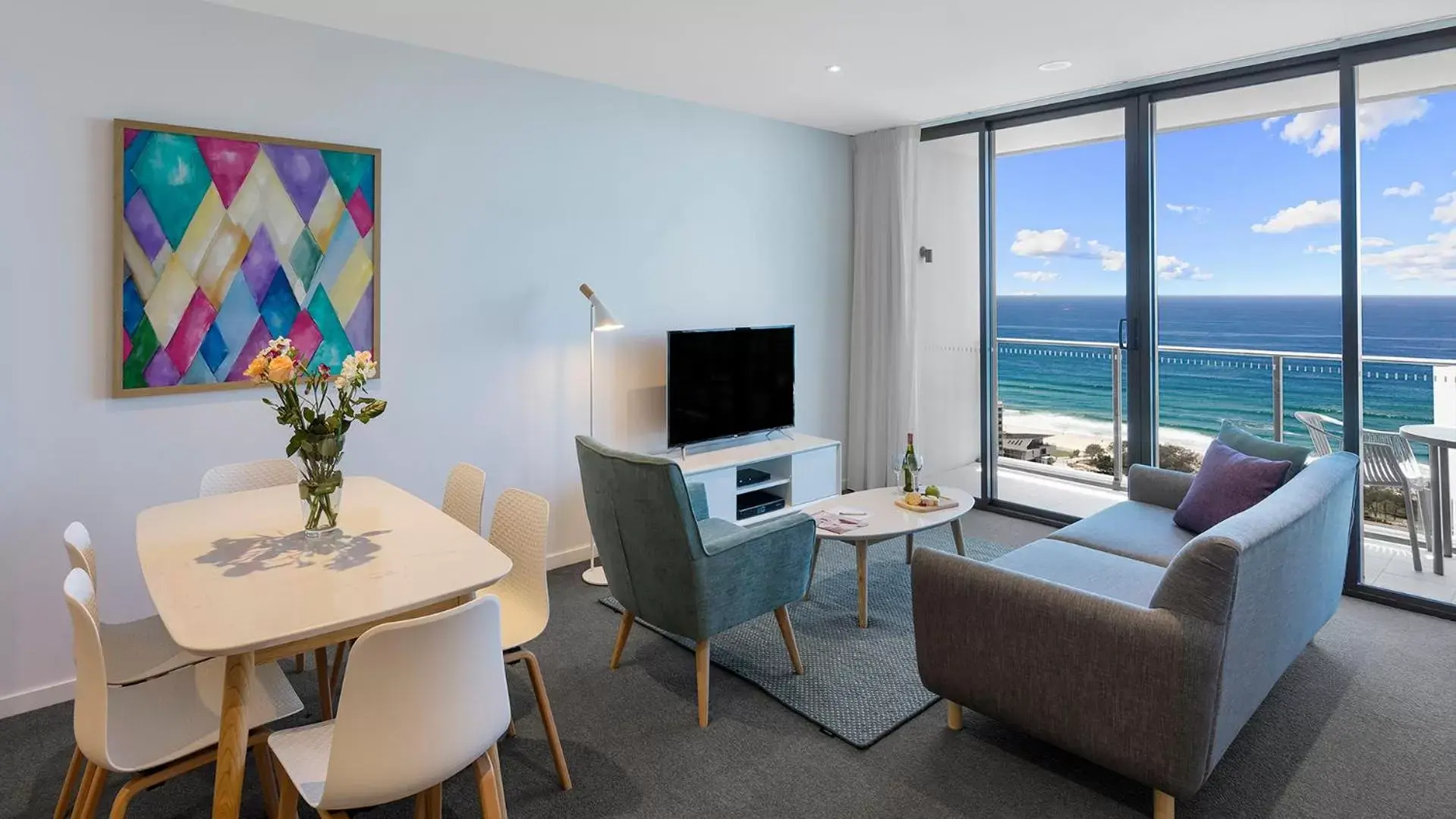 TV and multimedia, Seating Area in Avani Broadbeach Residences