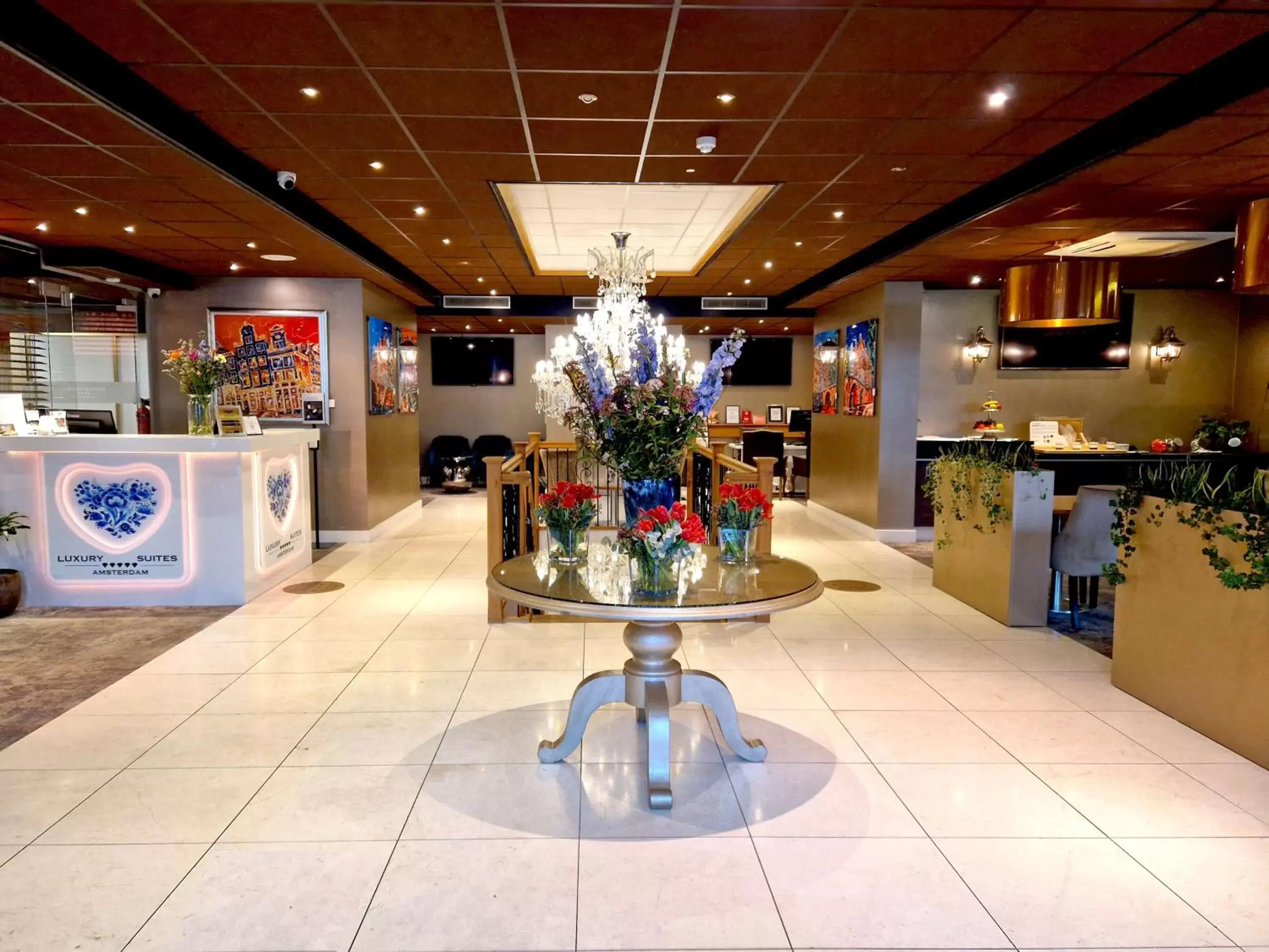 Lobby or reception in Luxury Suites Amsterdam