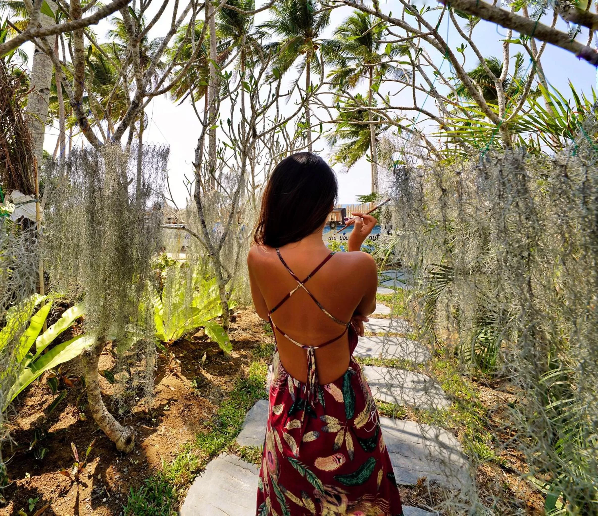 People in Nacpan Beach Glamping Managed by H Hospitality Group