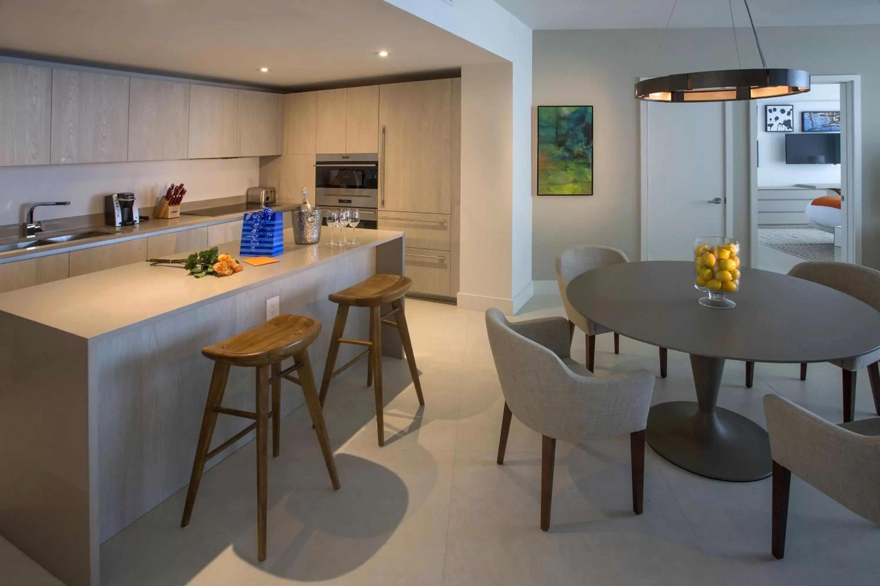 Kitchen or kitchenette in Hyde Resort & Residences
