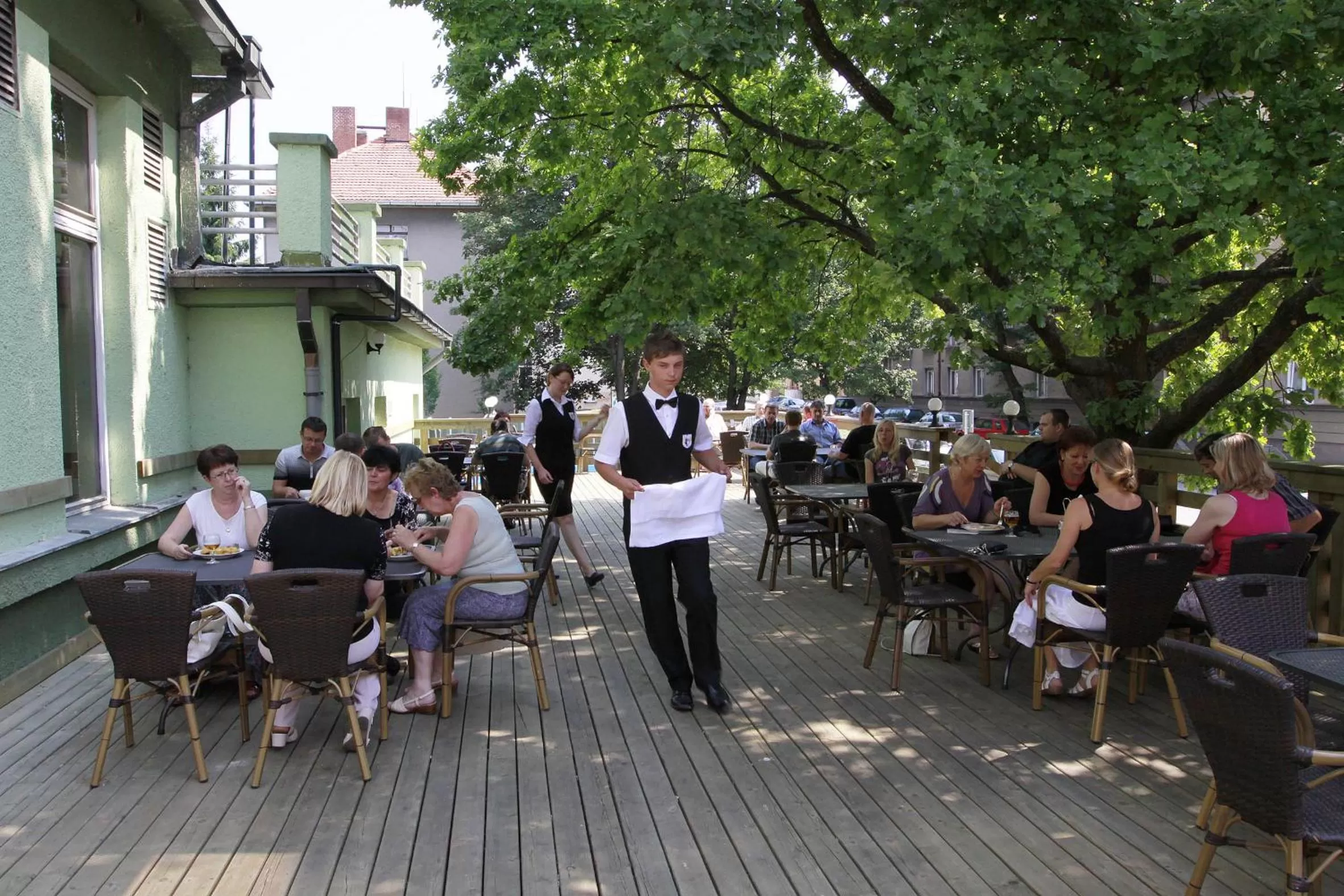Balcony/Terrace in Wellness Hotel Central