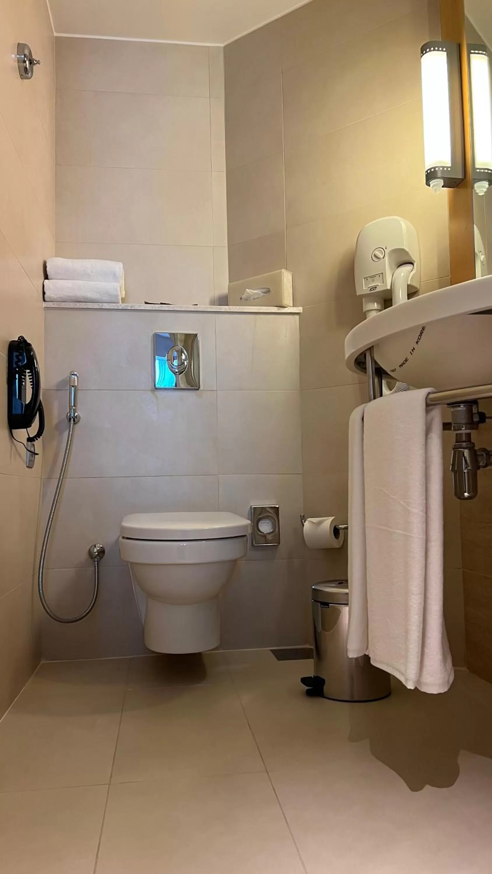 Toilet in ibis Dubai One Central