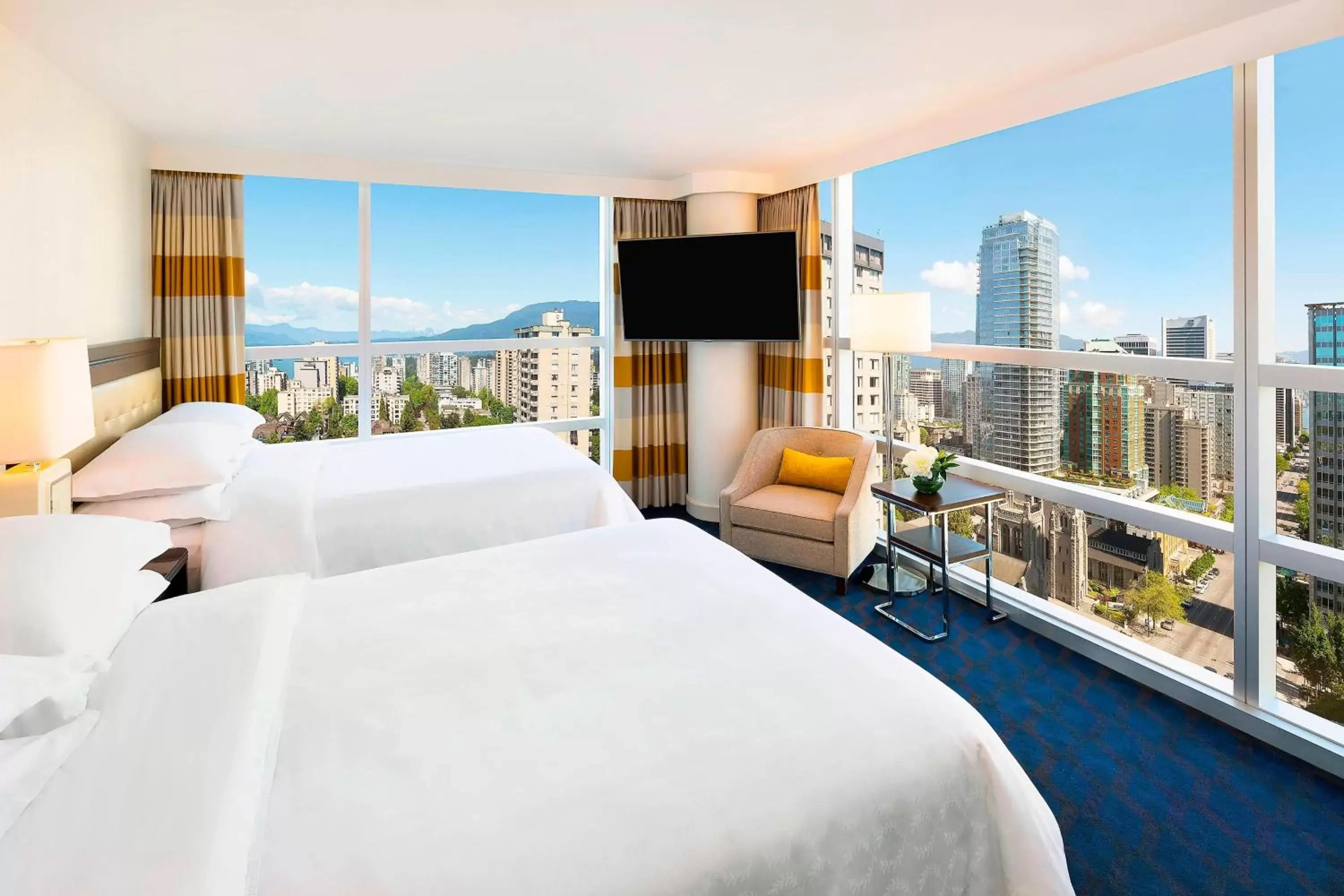 Bedroom in Sheraton Vancouver Wall Centre