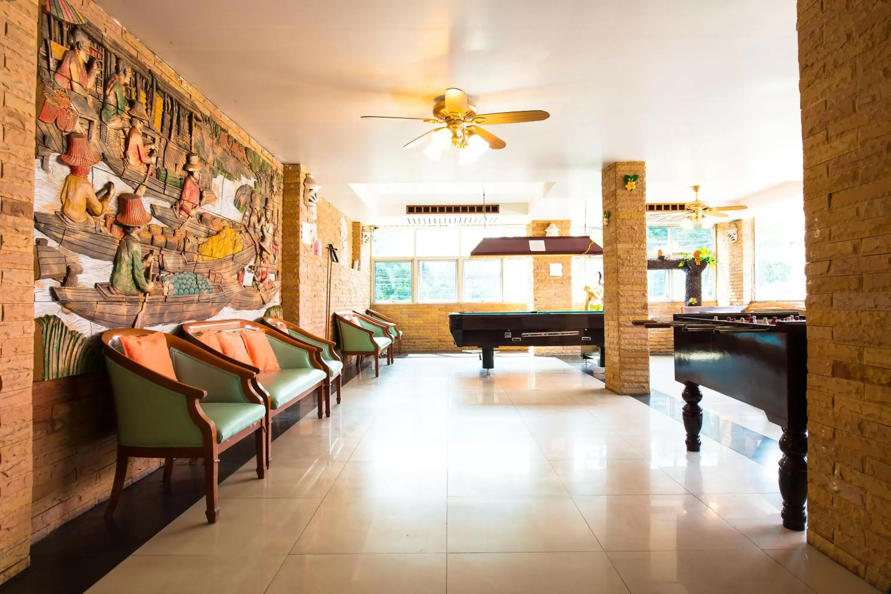 Lobby or reception, Billiards in Sathorn Saint View Serviced Apartment