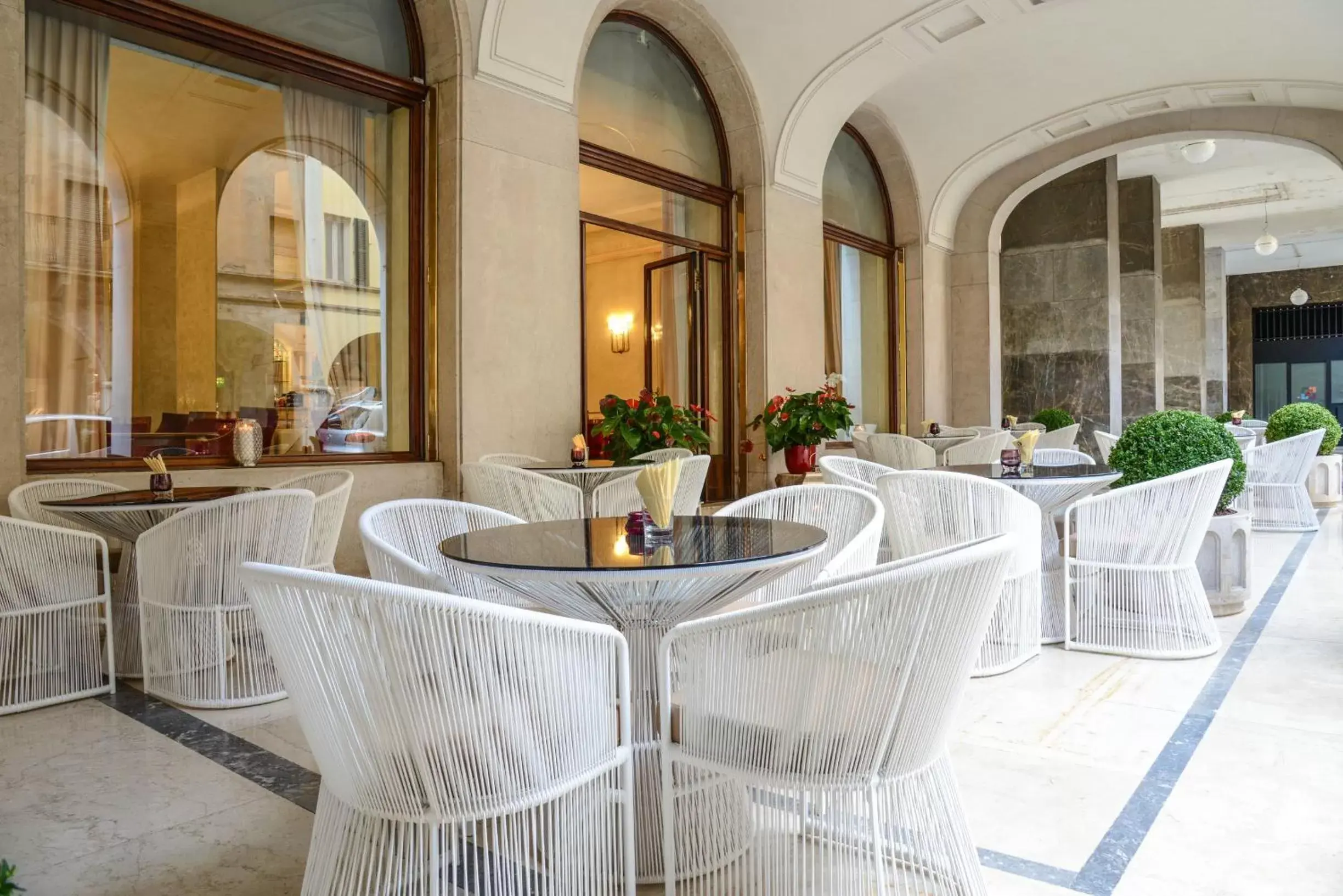 Balcony/Terrace, Restaurant/Places to Eat in Hotel Vittoria