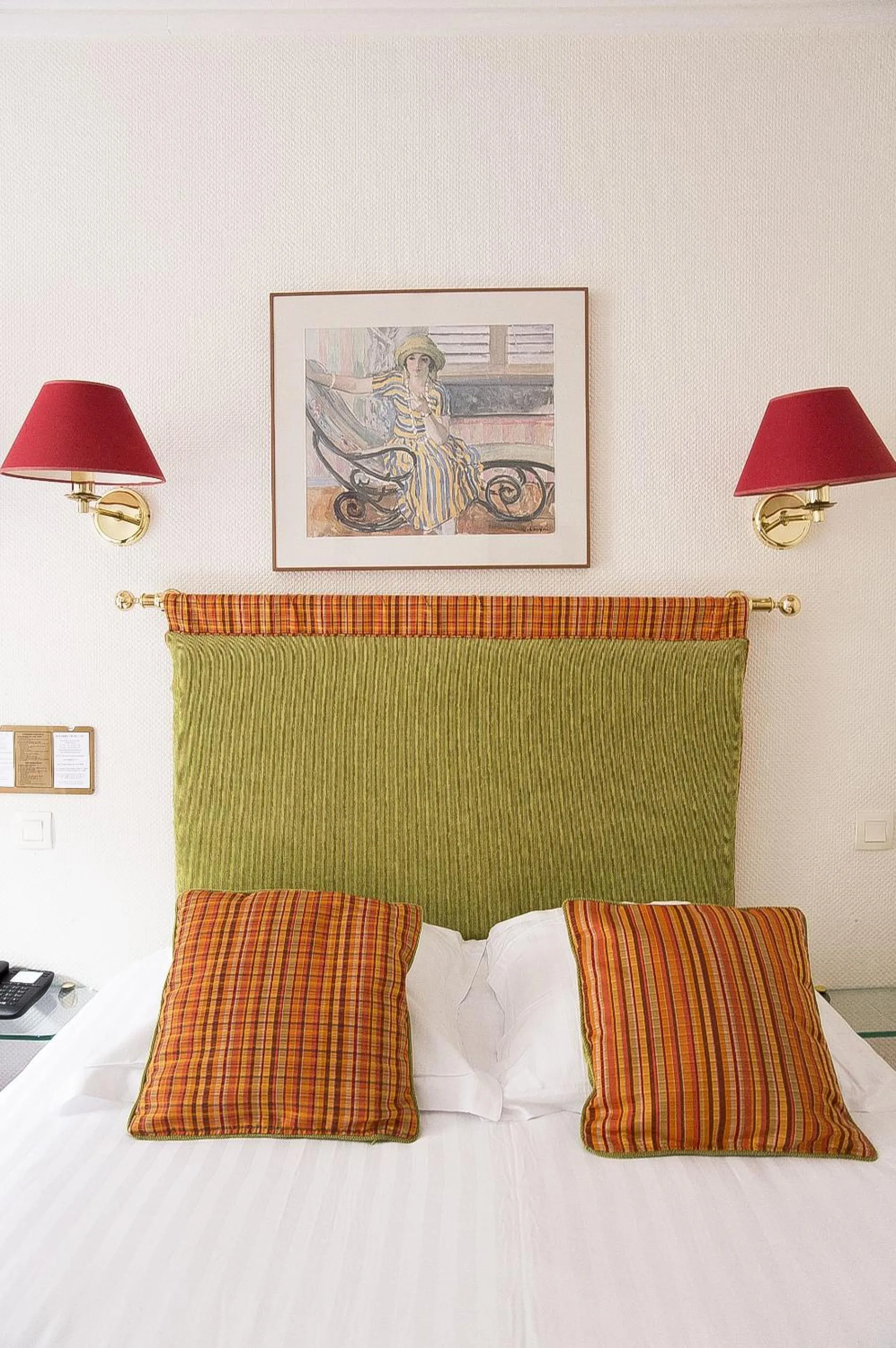 Decorative detail, Bed in New Orient Hotel