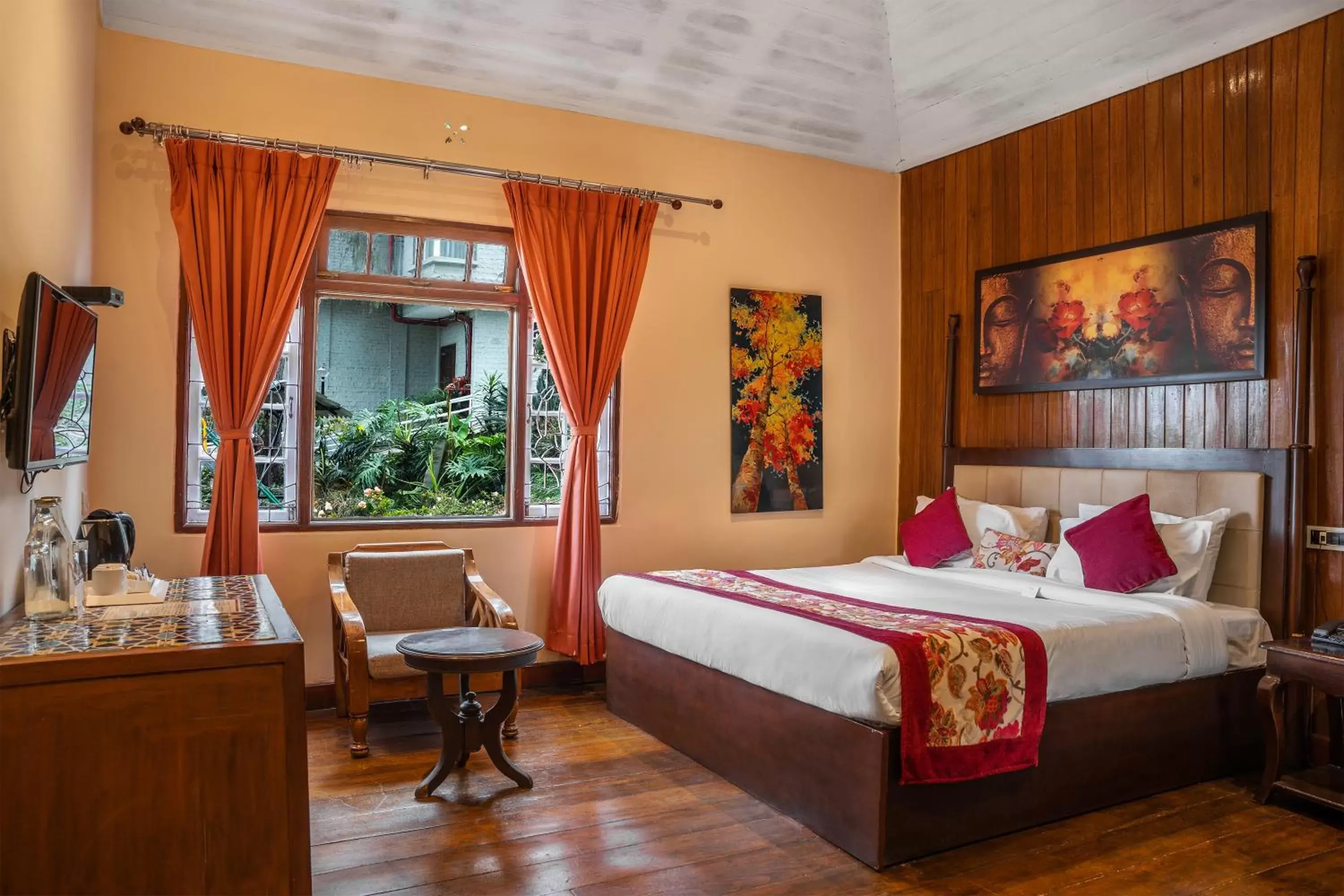 Bed in Summit Barsana Resort & Spa
