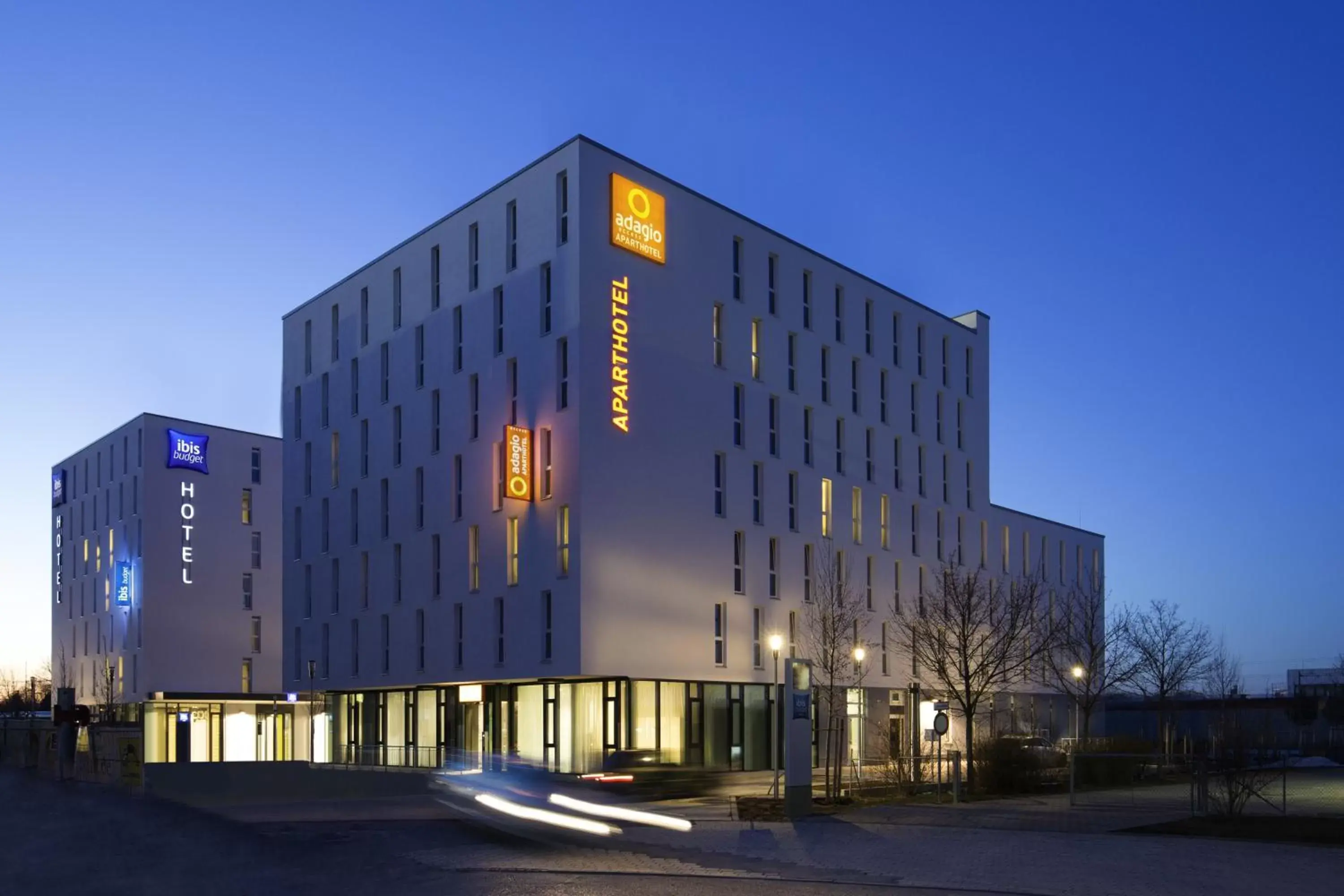 Property building in Aparthotel Adagio access München City Olympiapark Property building in Aparthotel Adagio access München City Olympiapark