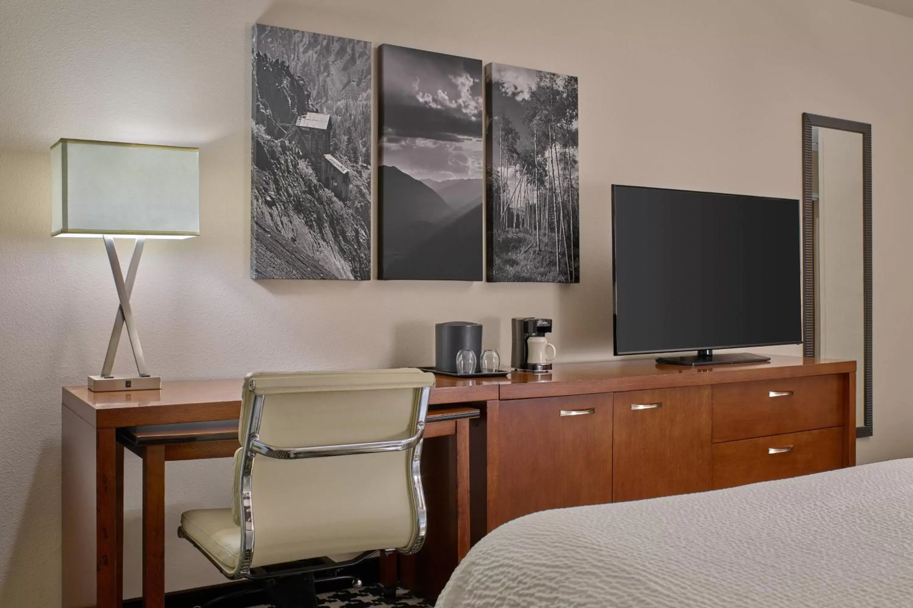 Photo of the whole room, TV/Entertainment Center in Courtyard by Marriott Denver Downtown