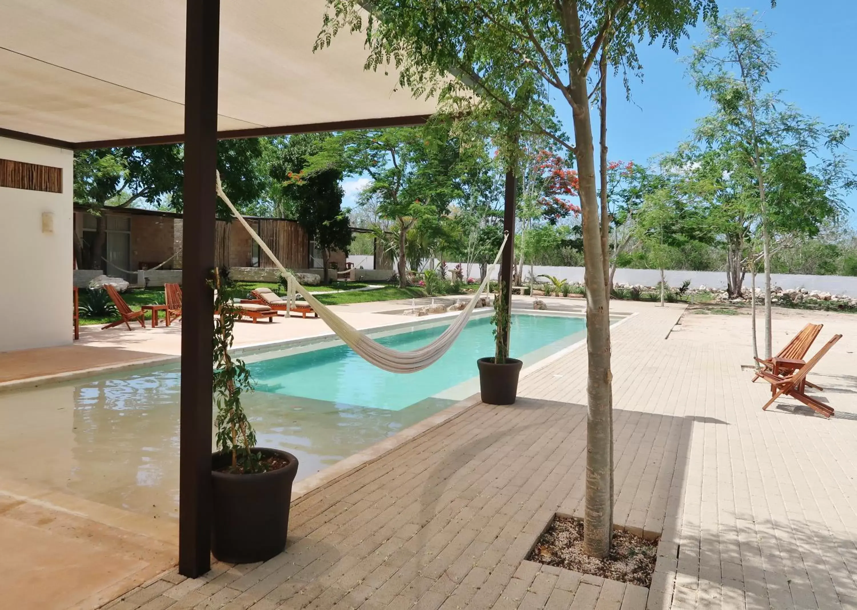 Swimming Pool in Hotel Casa de Campo Conkal Merida