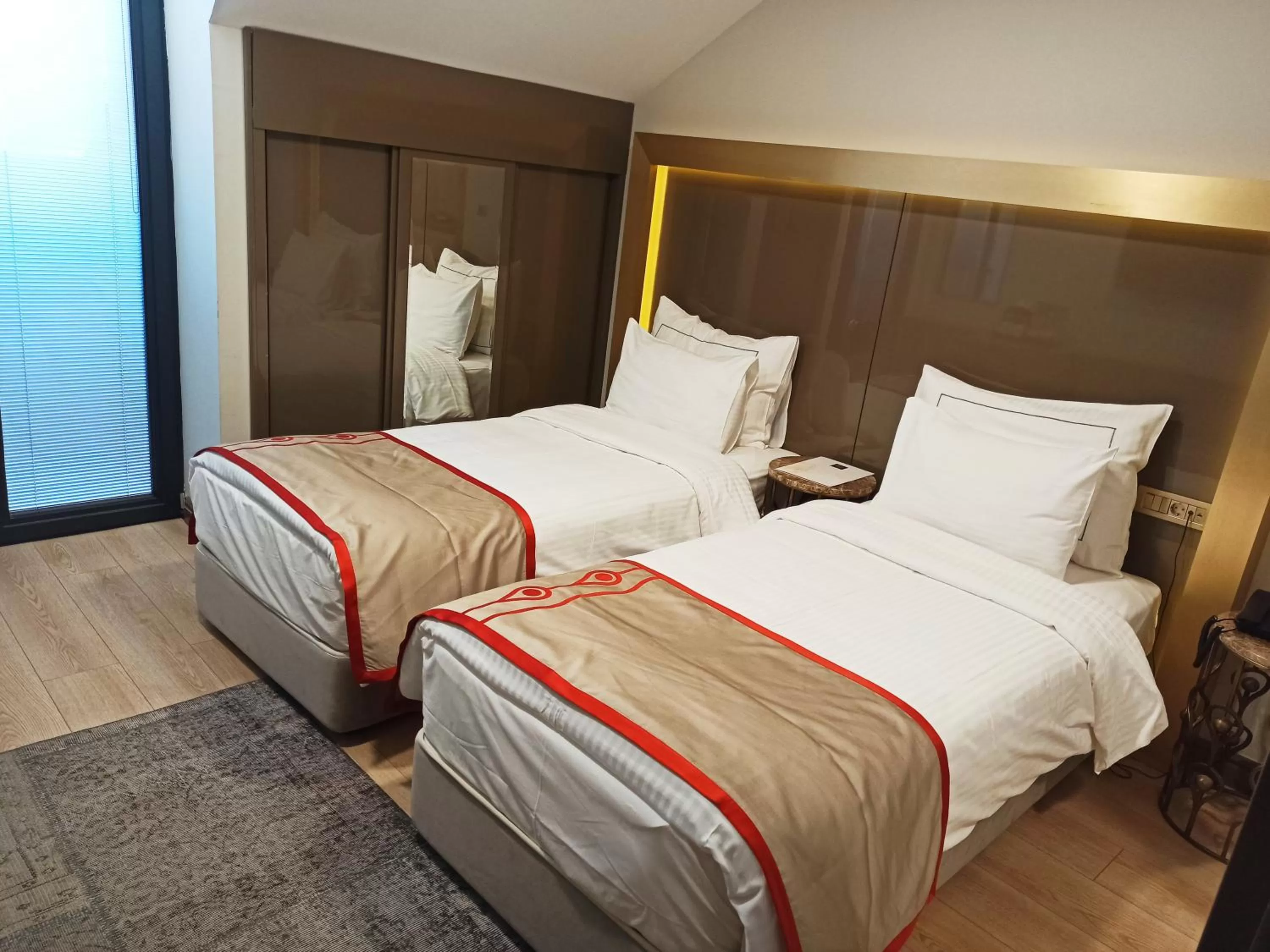 Bed in Peyk Hotel Oldcity