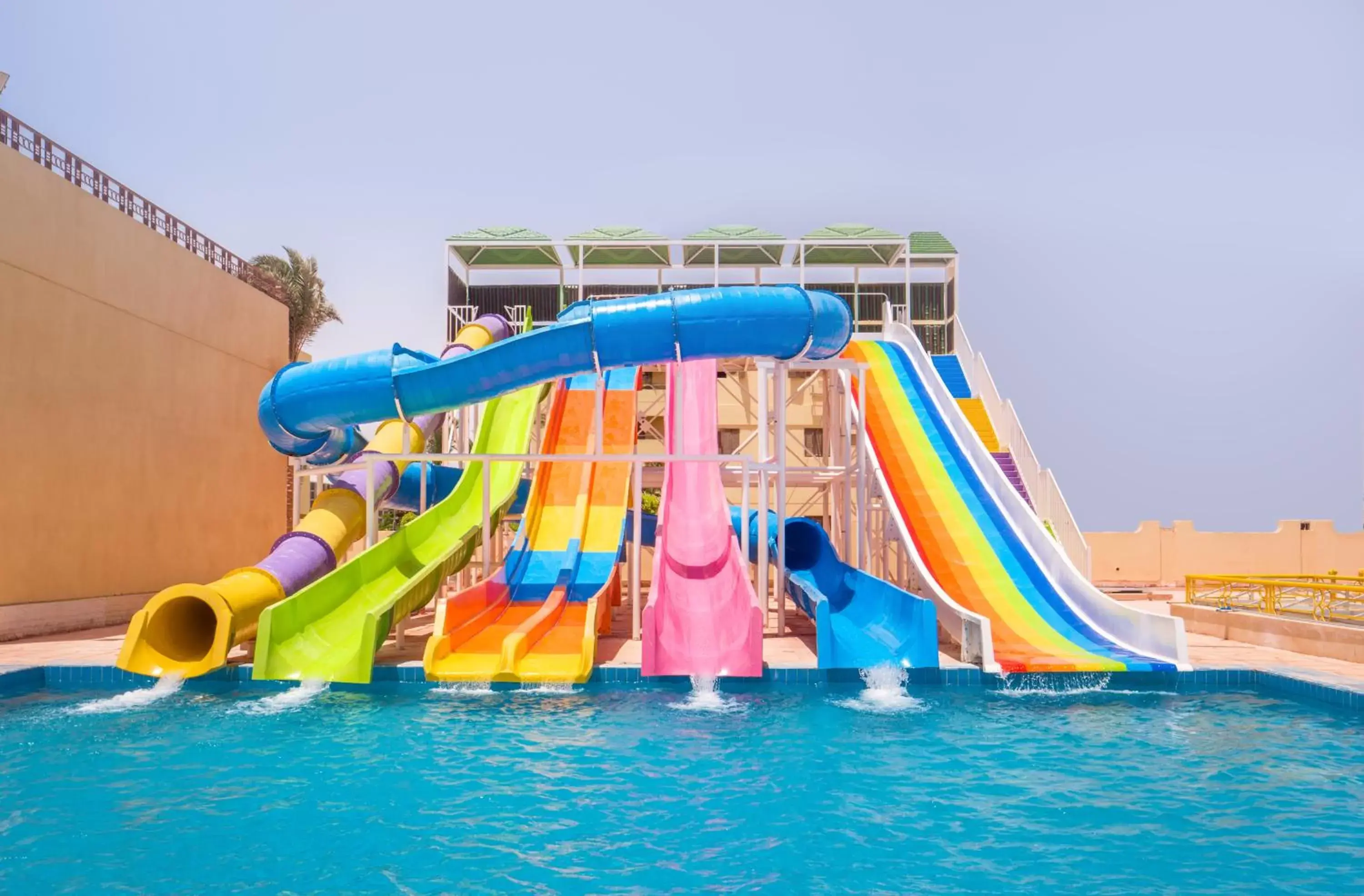 Aqua park, Water Park in Sunny Days Mirette Family Resort