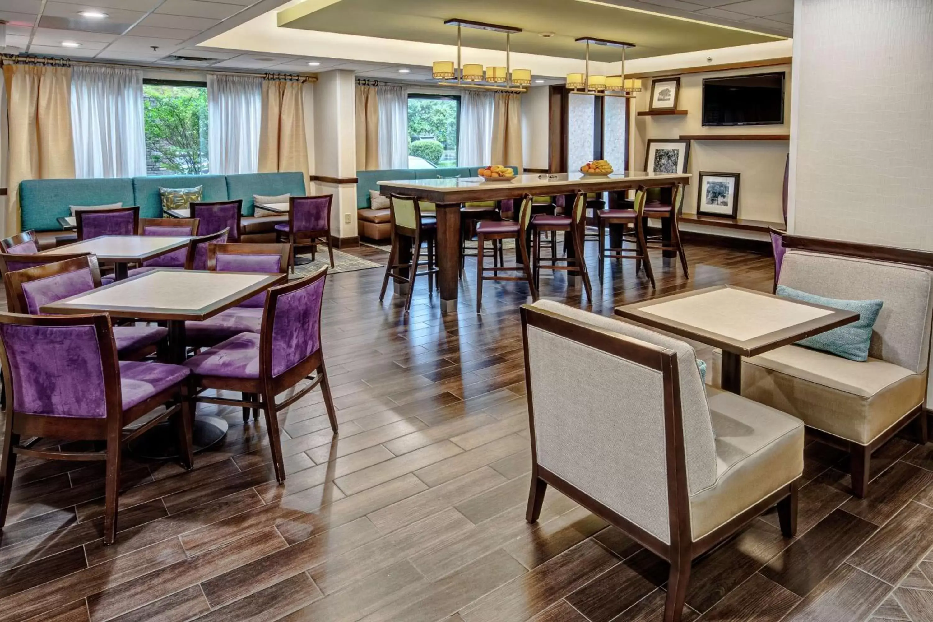 Lobby or reception, Restaurant/Places to Eat in Hampton Inn Dumfries/Quantico