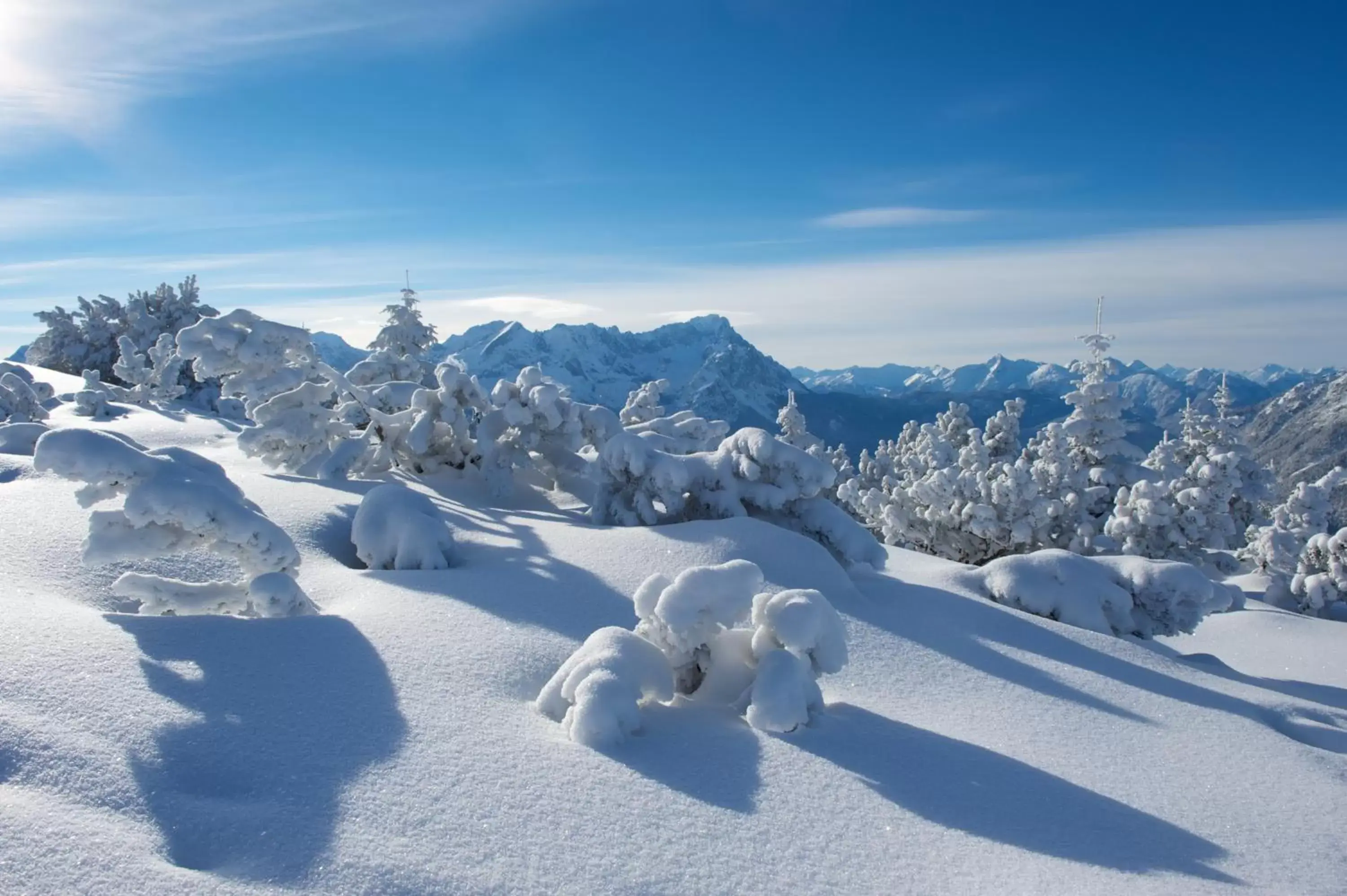 Natural landscape, Winter in Romantik Alpenhotel Waxenstein