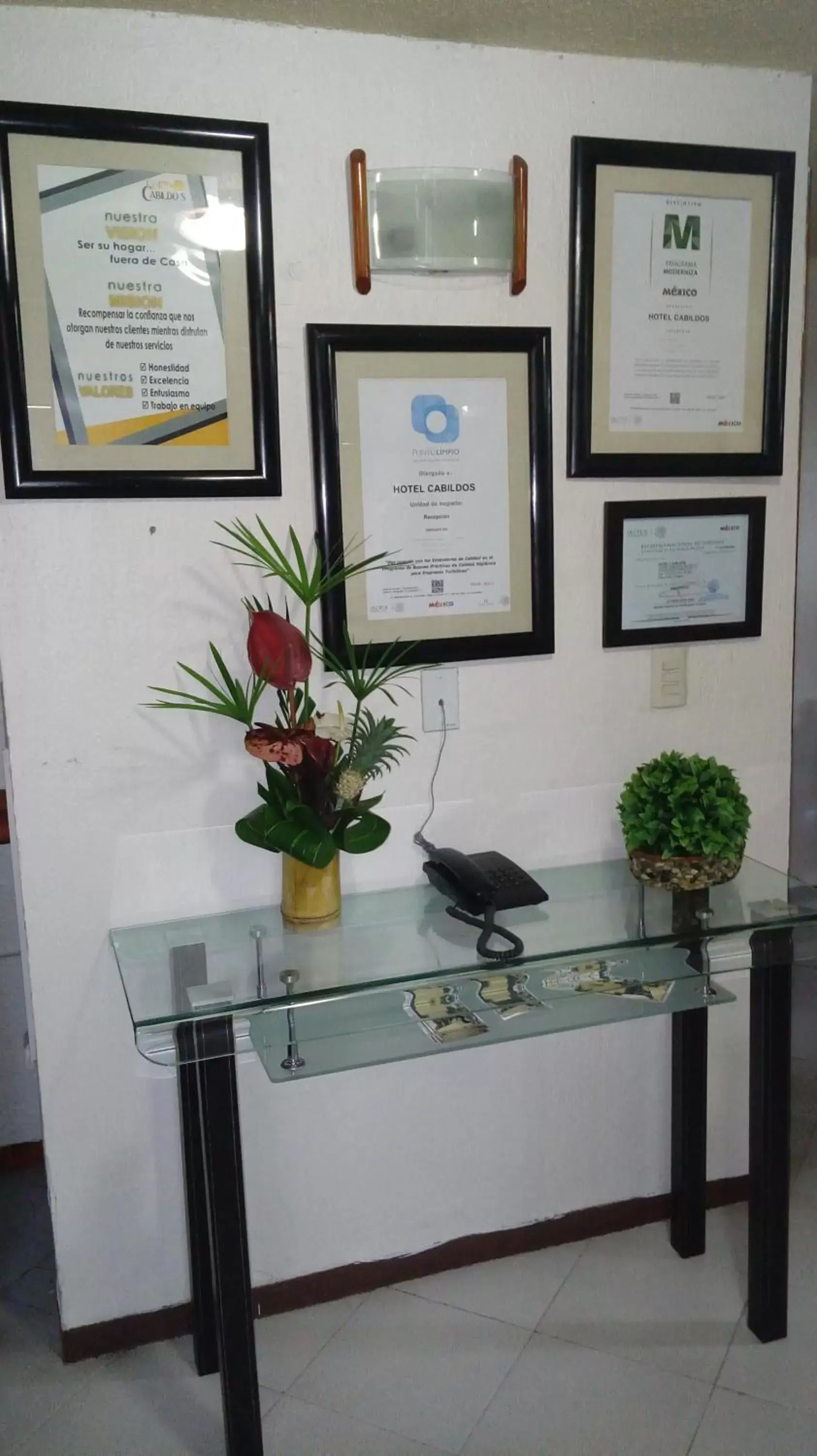 Certificate/Award in Hotel Cabildos