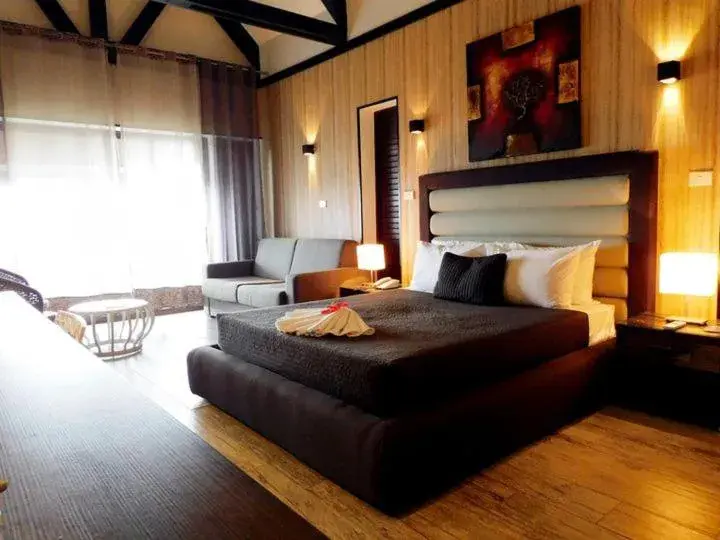 Bird's eye view, Bed in The Crow's Nest Resort Fiji Bird's eye view, Bed in The Crow's Nest Resort Fiji