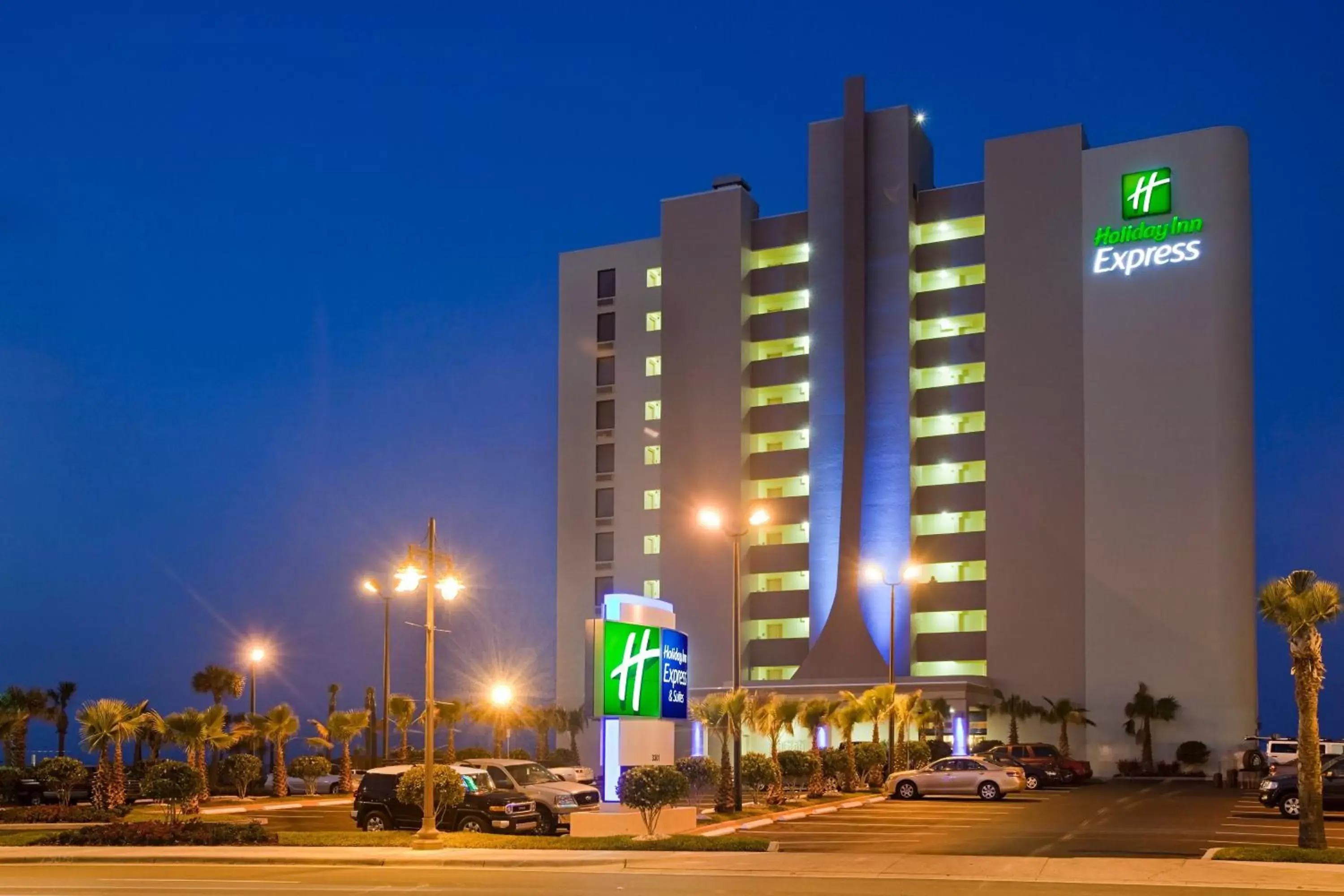 Property Building in Holiday Inn Express & Suites Oceanfront Daytona Beach Shores, an IHG Hotel