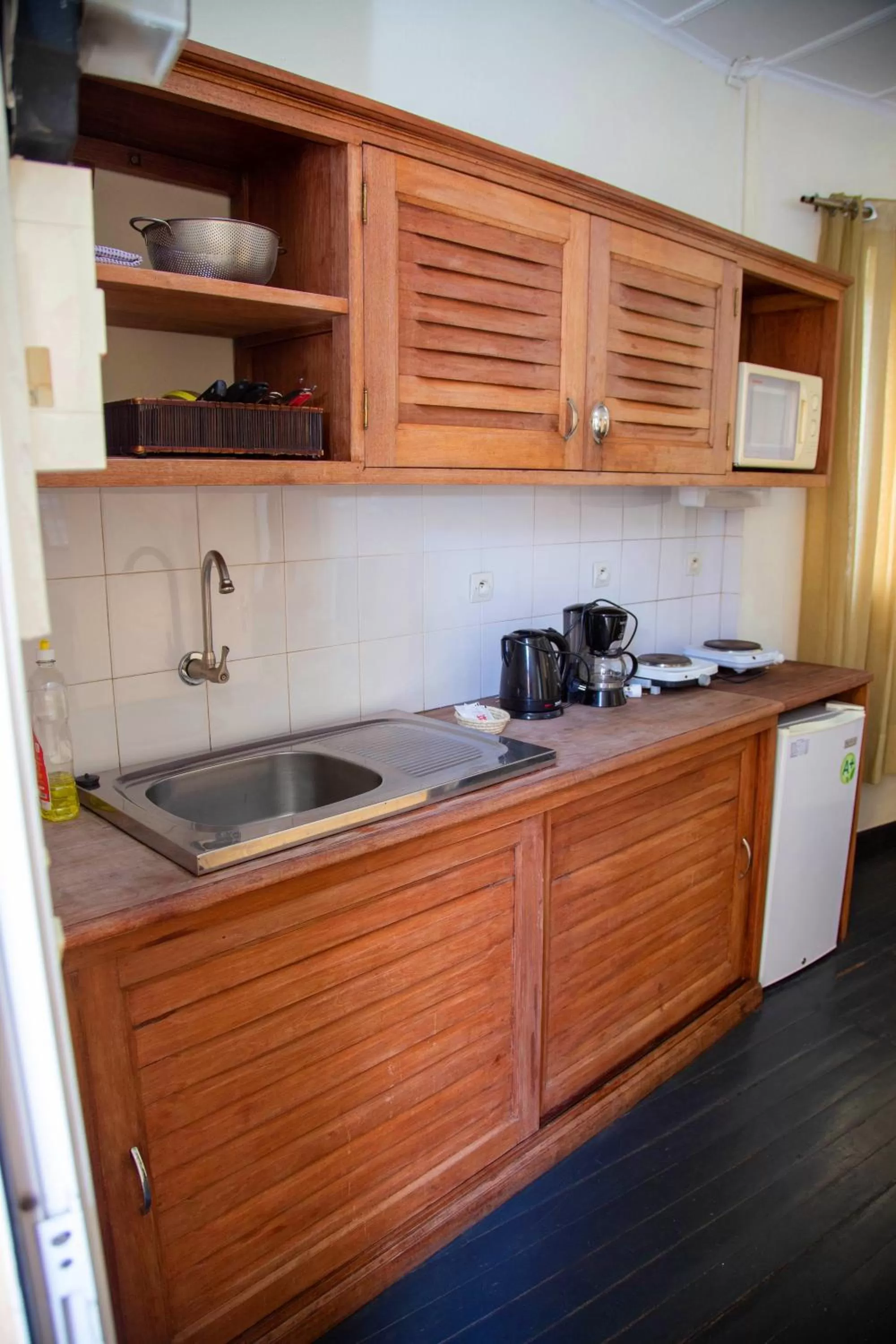 Kitchen or kitchenette in Hotel La Villette