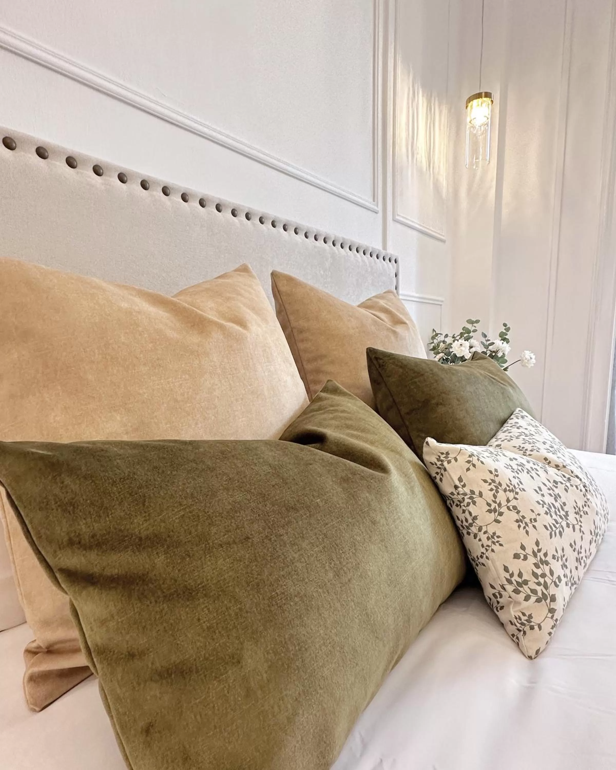 Bed in Siboni Luxury Rooms - Adults Only